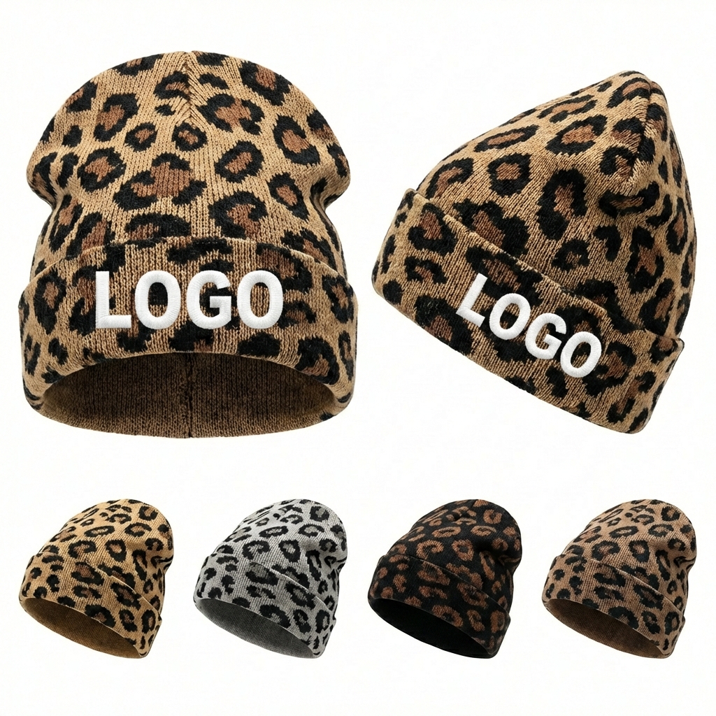 Urban Leopard Beanie | Soft, Warm & One-Size-Fits-Most