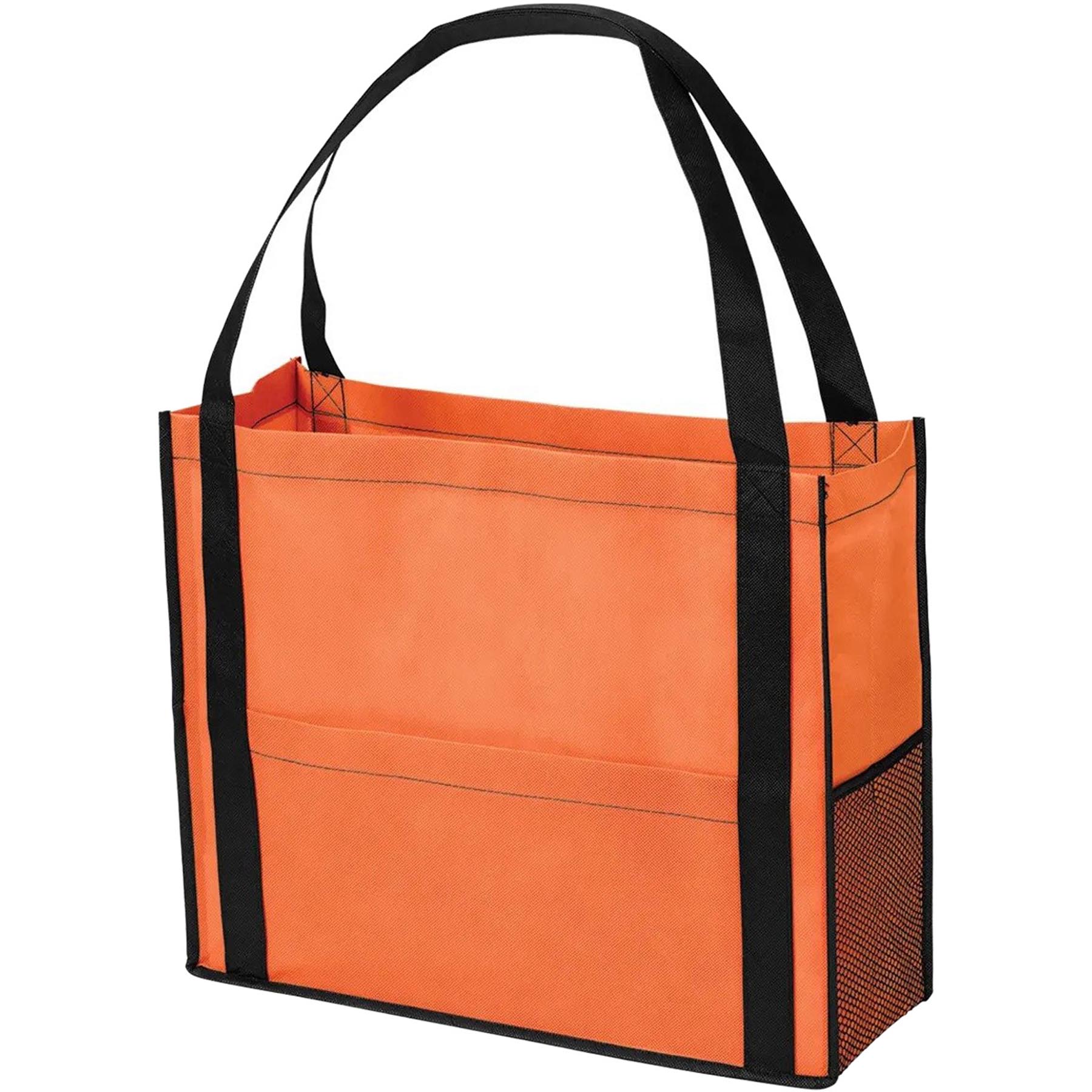 Eco-Friendly Mesh Tote Bag with Side Pockets 2
