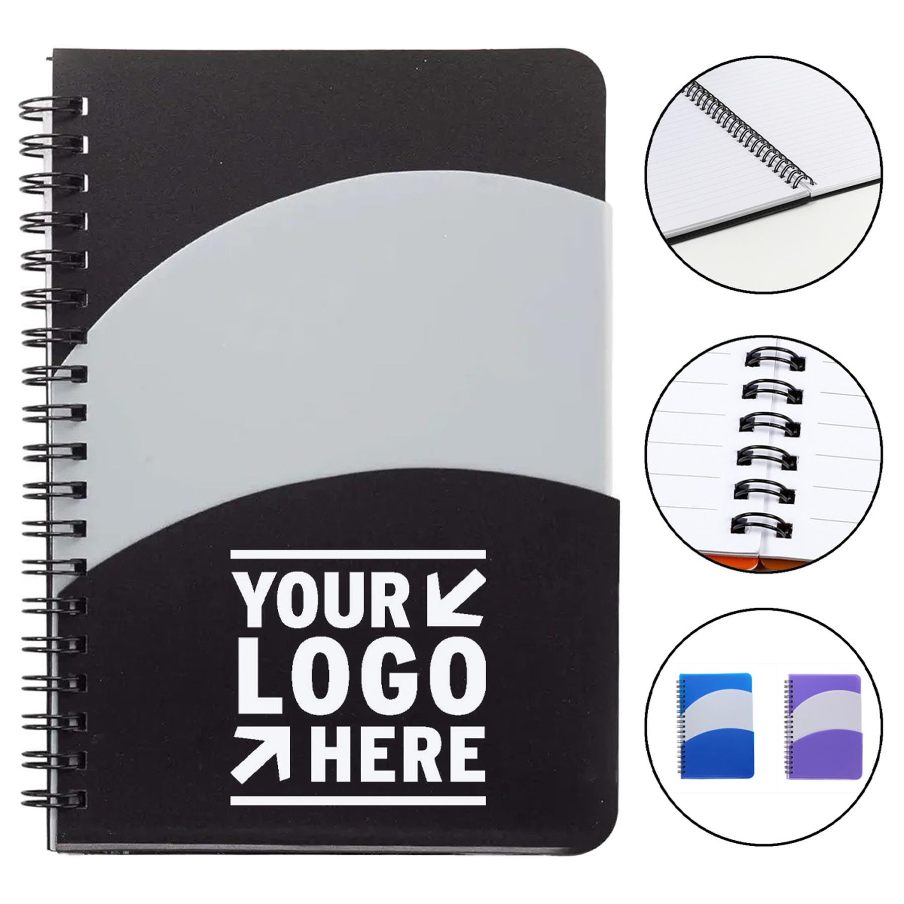 Santiago Dual Pocket Spiral Journal