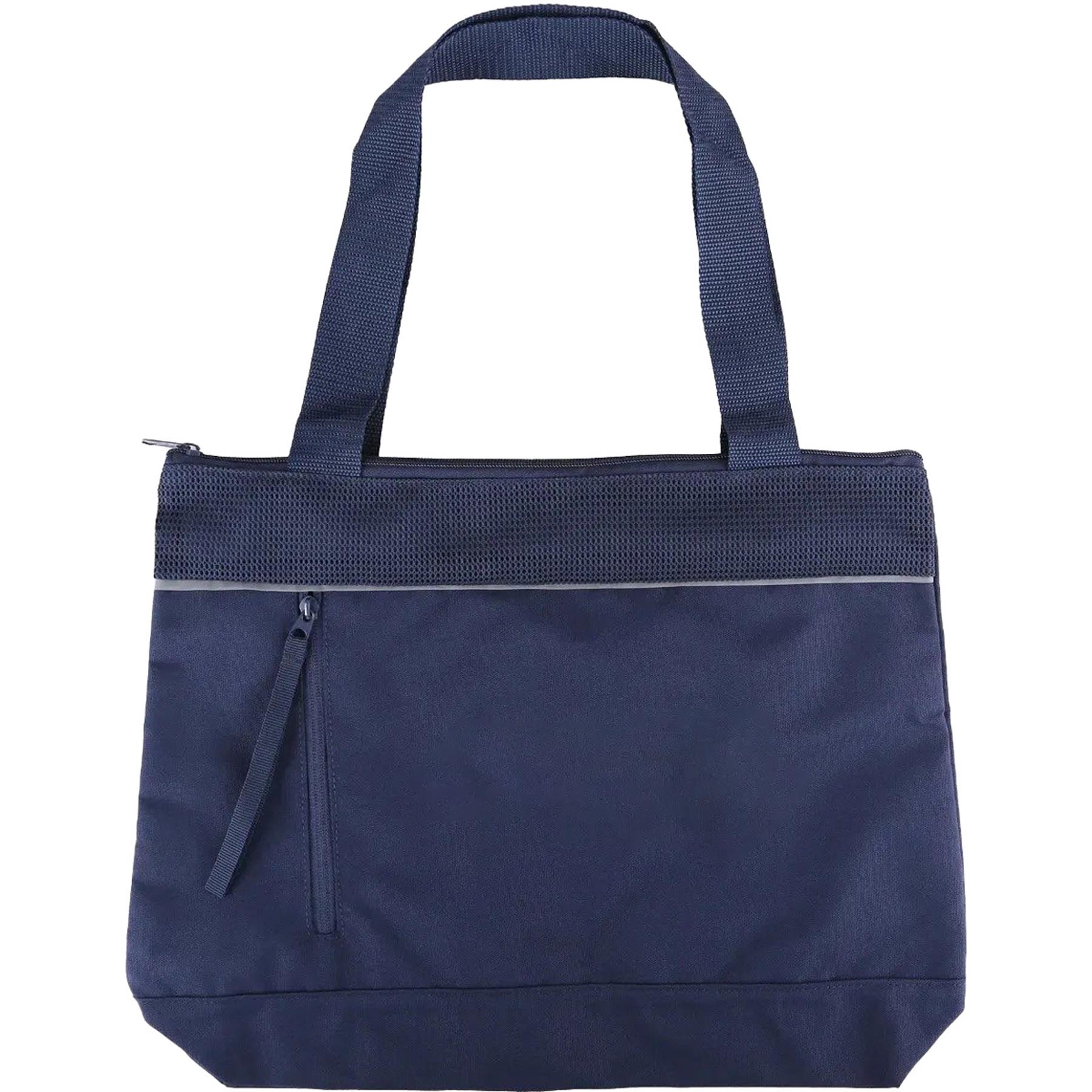 Eco-Friendly Reflective Zippered Tote Bag 2