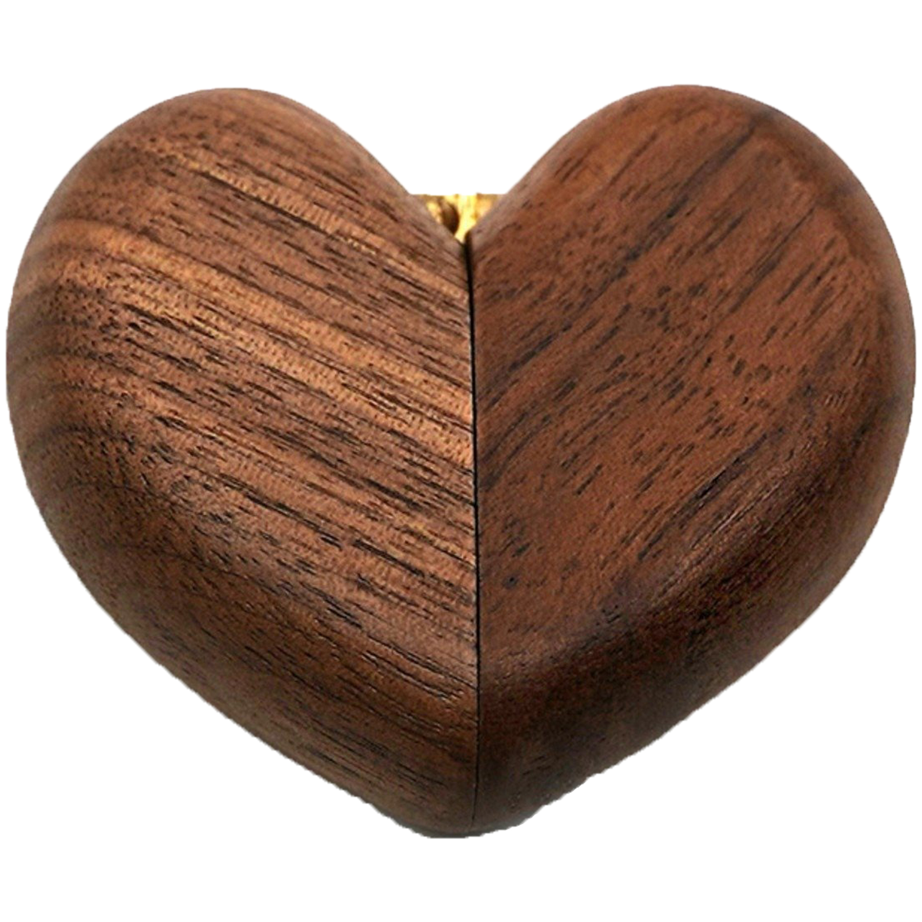 Engravable Walnut Heart Keepsake Box 2