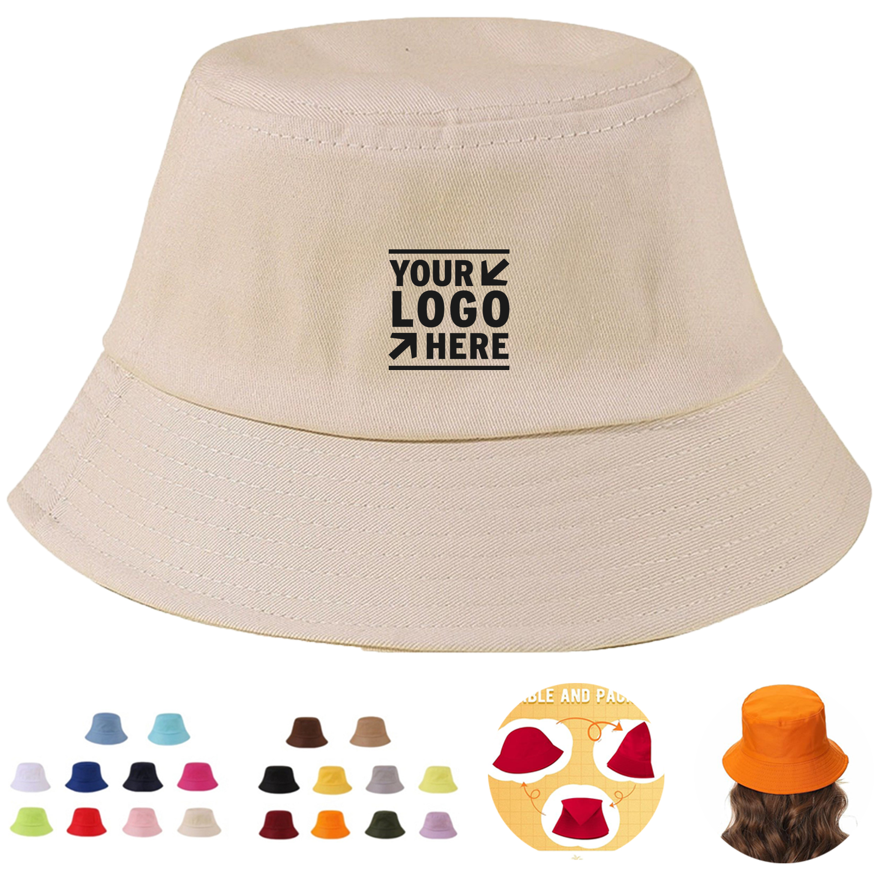 Foldable Cotton Sun Hat