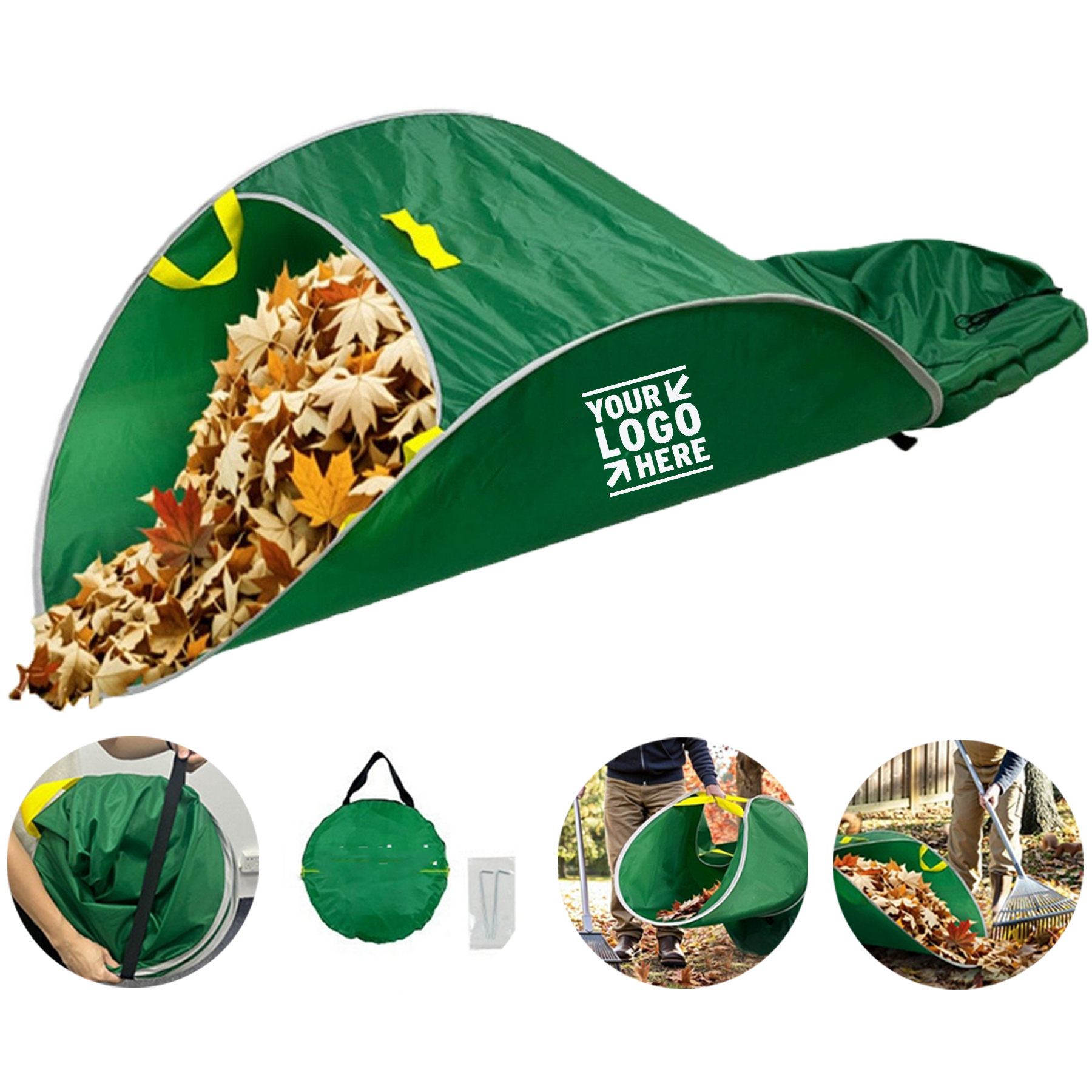 Portable Garden Leaf Collection Bag