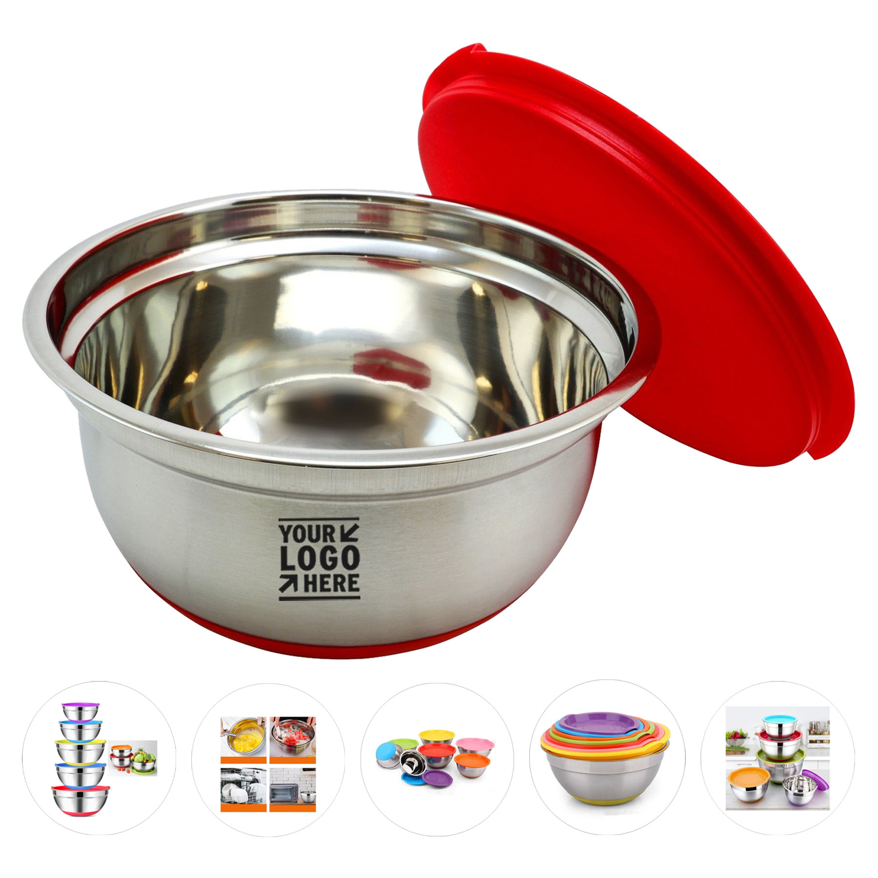 Premium Mixing Bowl Set with Lids