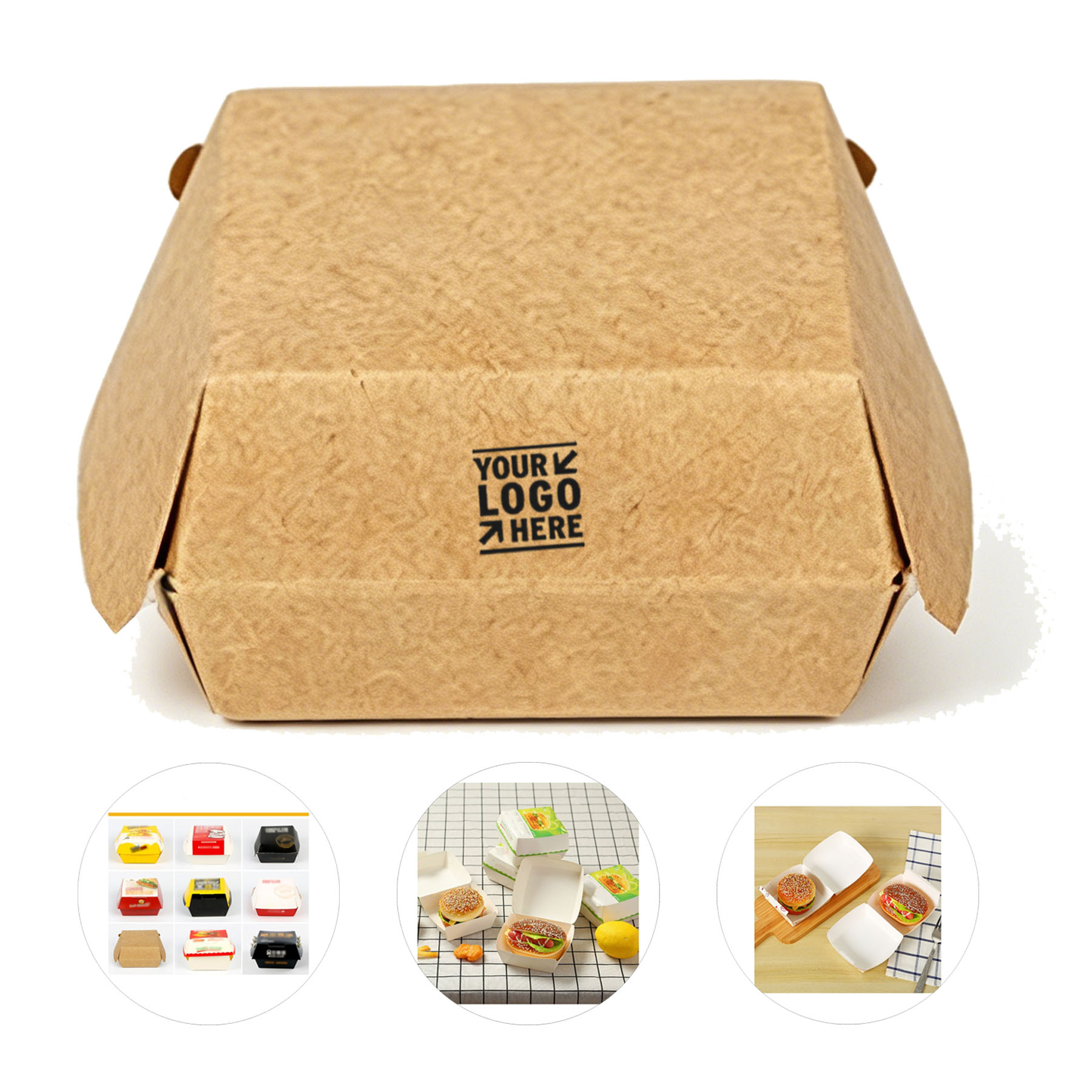 Eco-Friendly Paper Burger Container