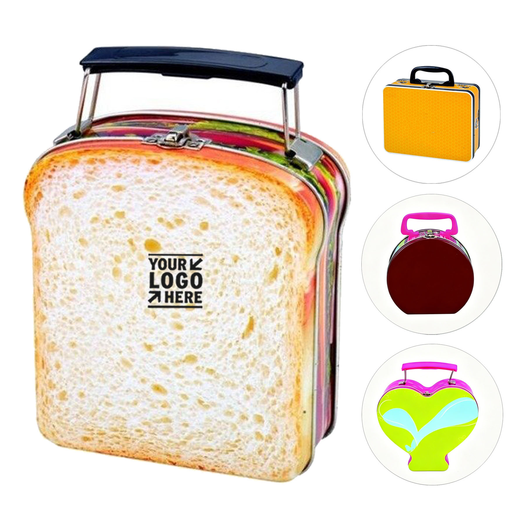 Custom Printed Metal Lunch Container