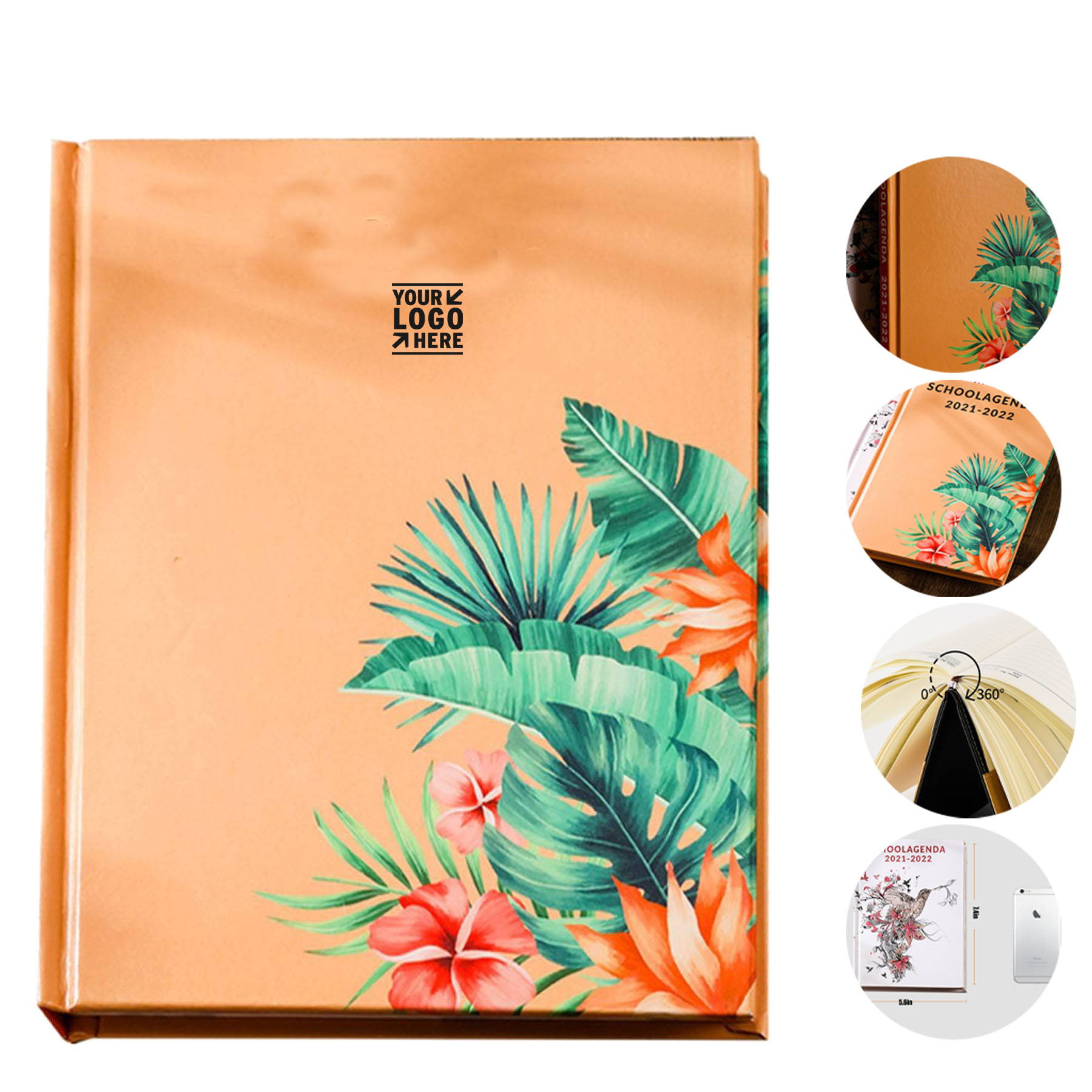 Customizable Colorful Cardboard Journal