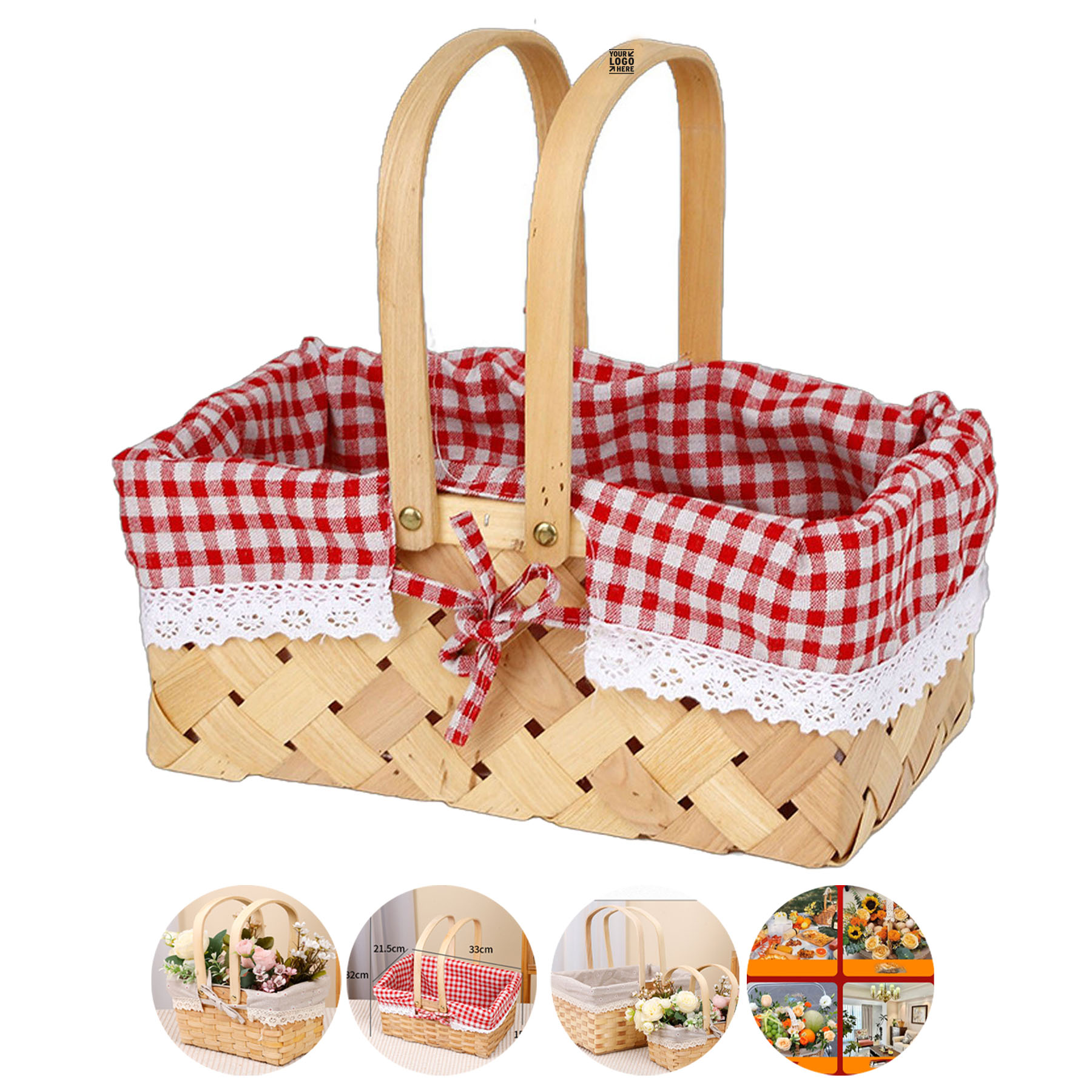 Natural Woven Storage Basket