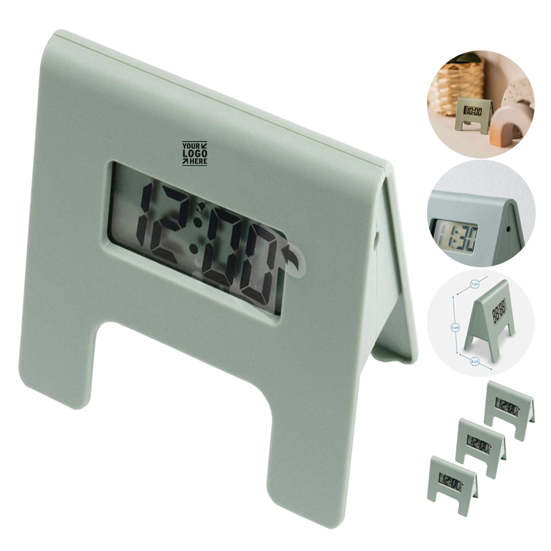 QuietGlow Wake-Up Alarm Clock