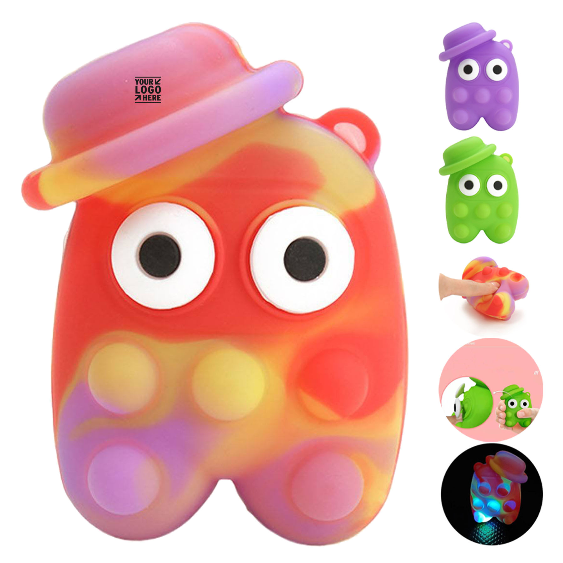 Glow-in-the-Dark Astronaut Stress Relief Toy