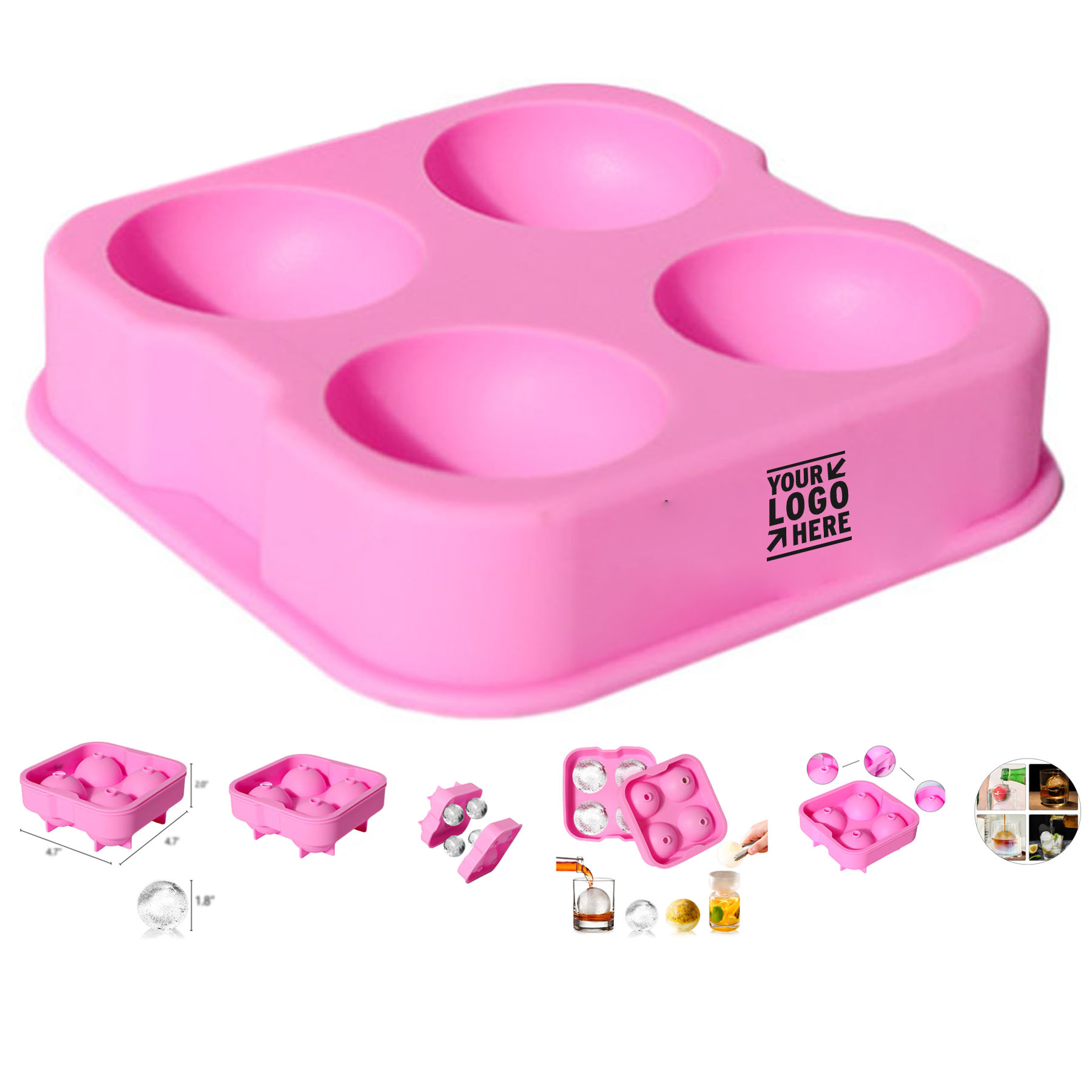 Premium Silicone Ice Sphere Mold