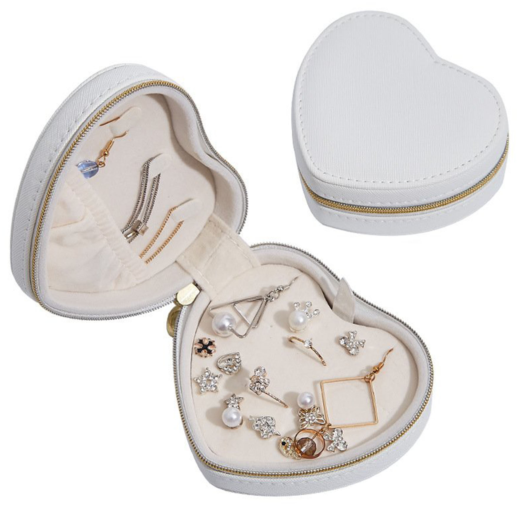 Elegant Heart Jewelry Travel Organizer 2