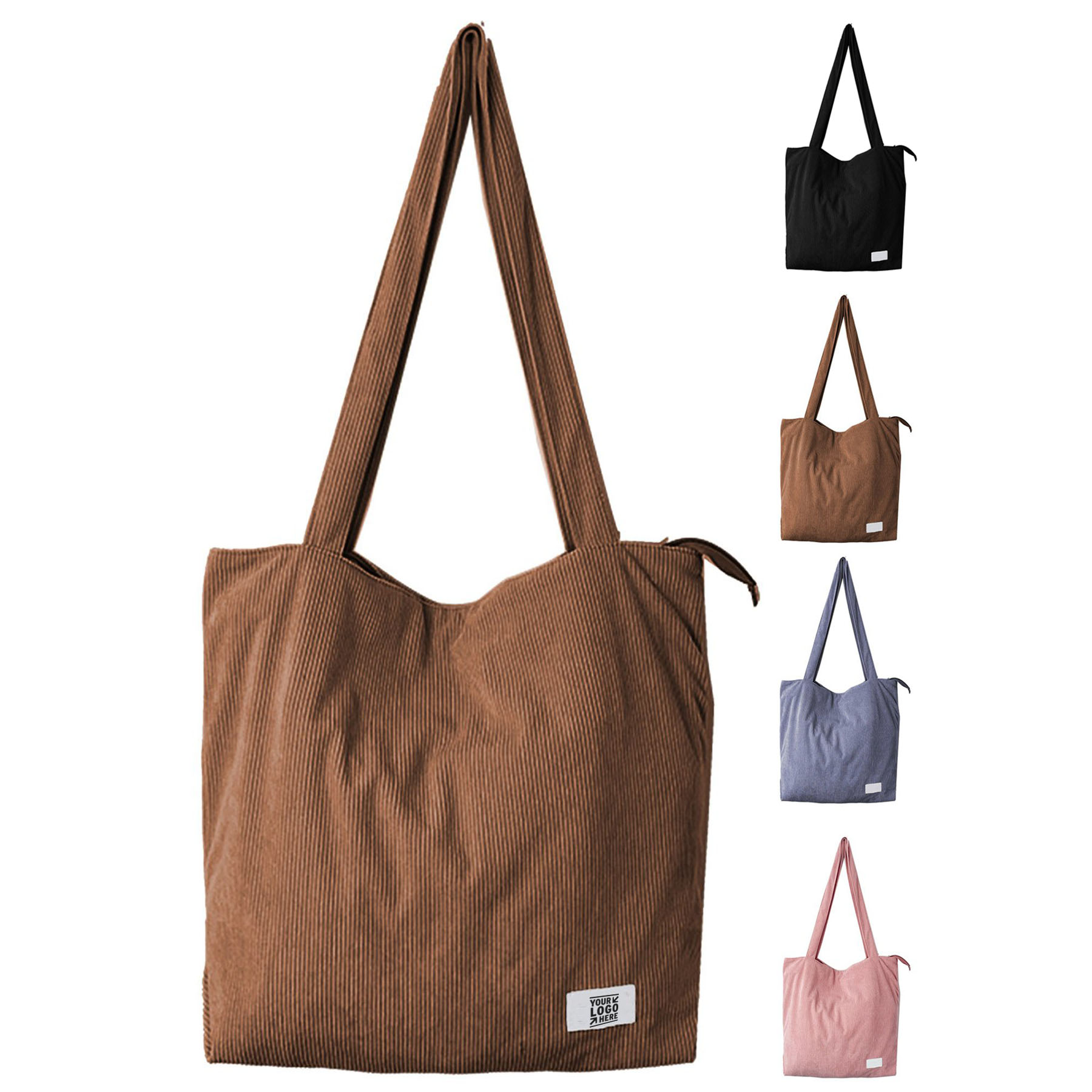 Corduroy Women's Tote Handbag
