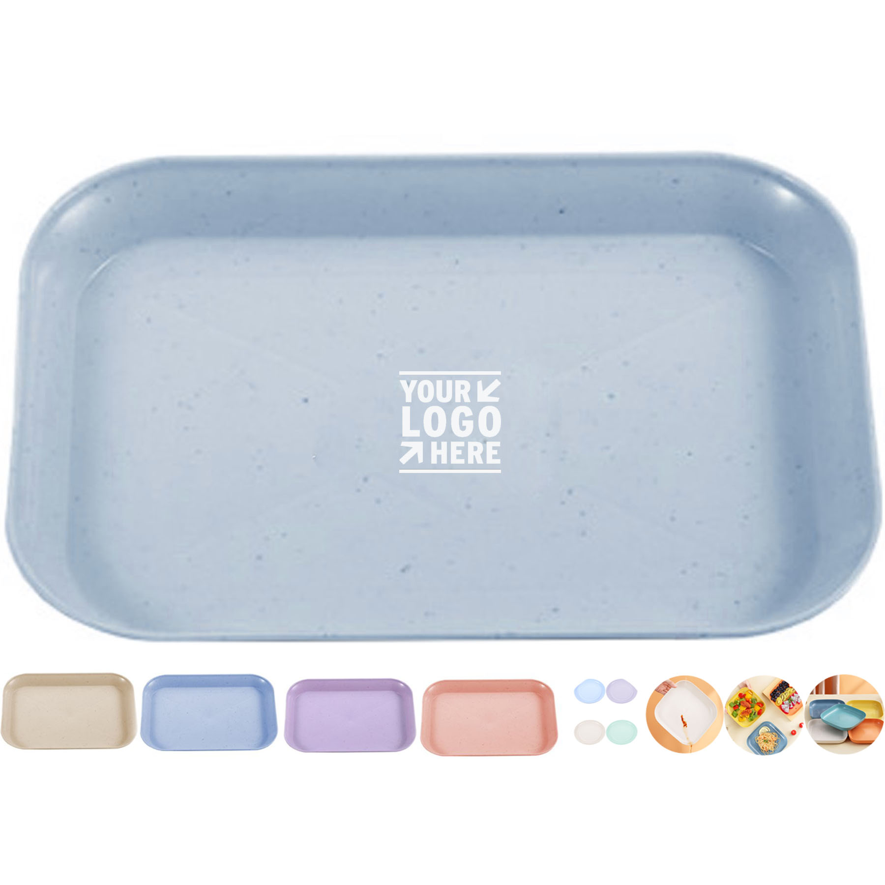Eco-Friendly Fiber Serving Tray