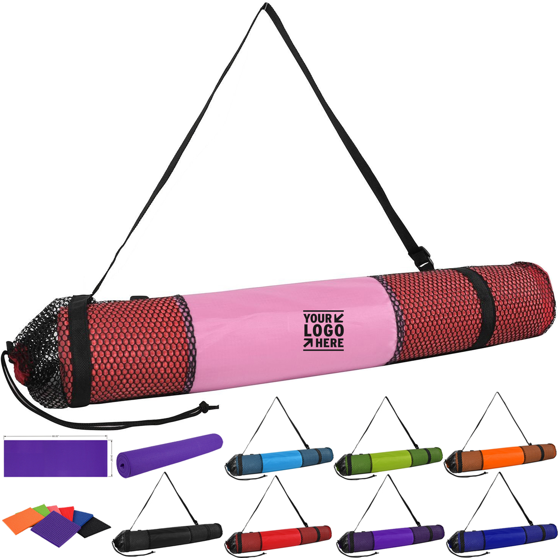 Premium Yoga Mat with Transport Bag