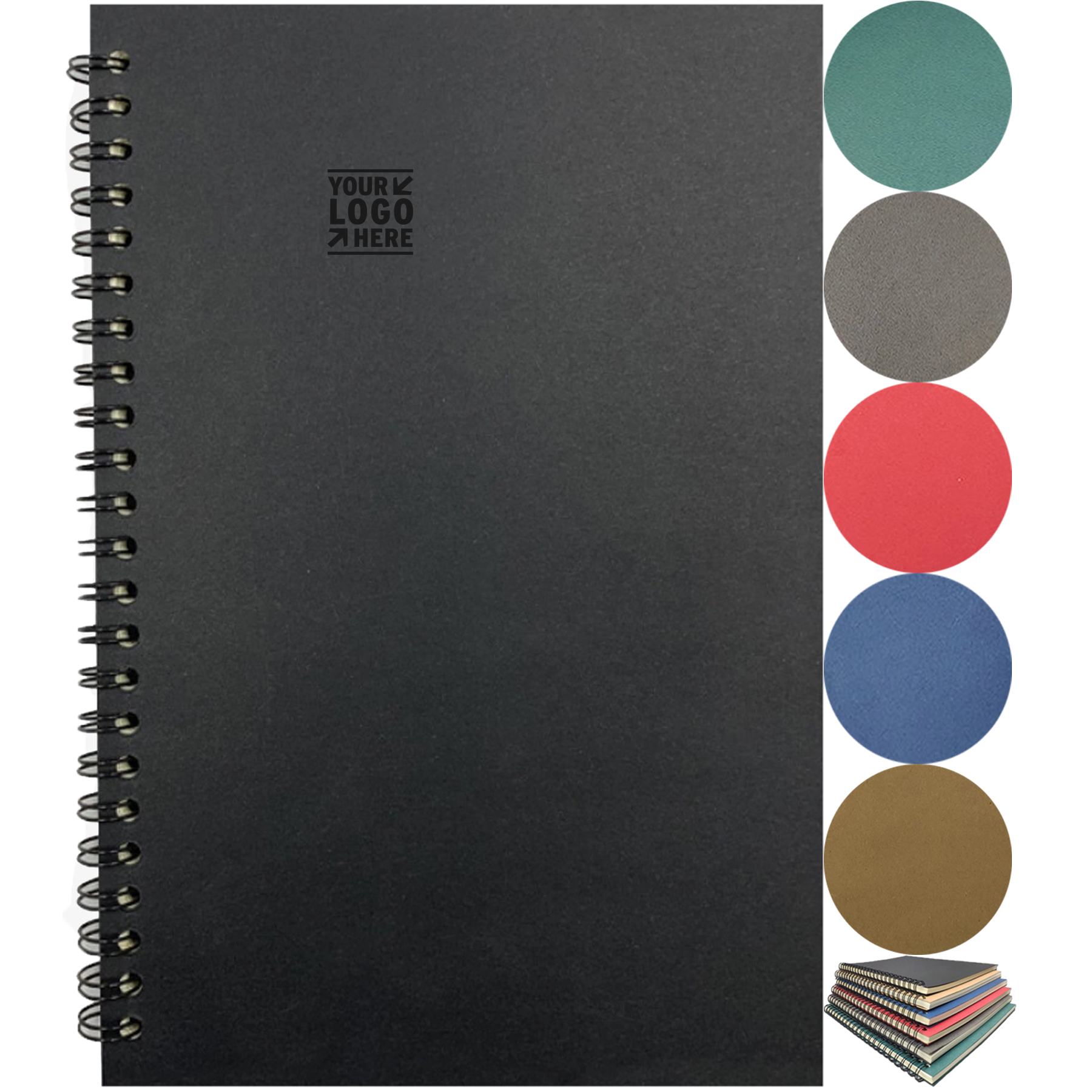 Premium Spiral Kraft Notebook