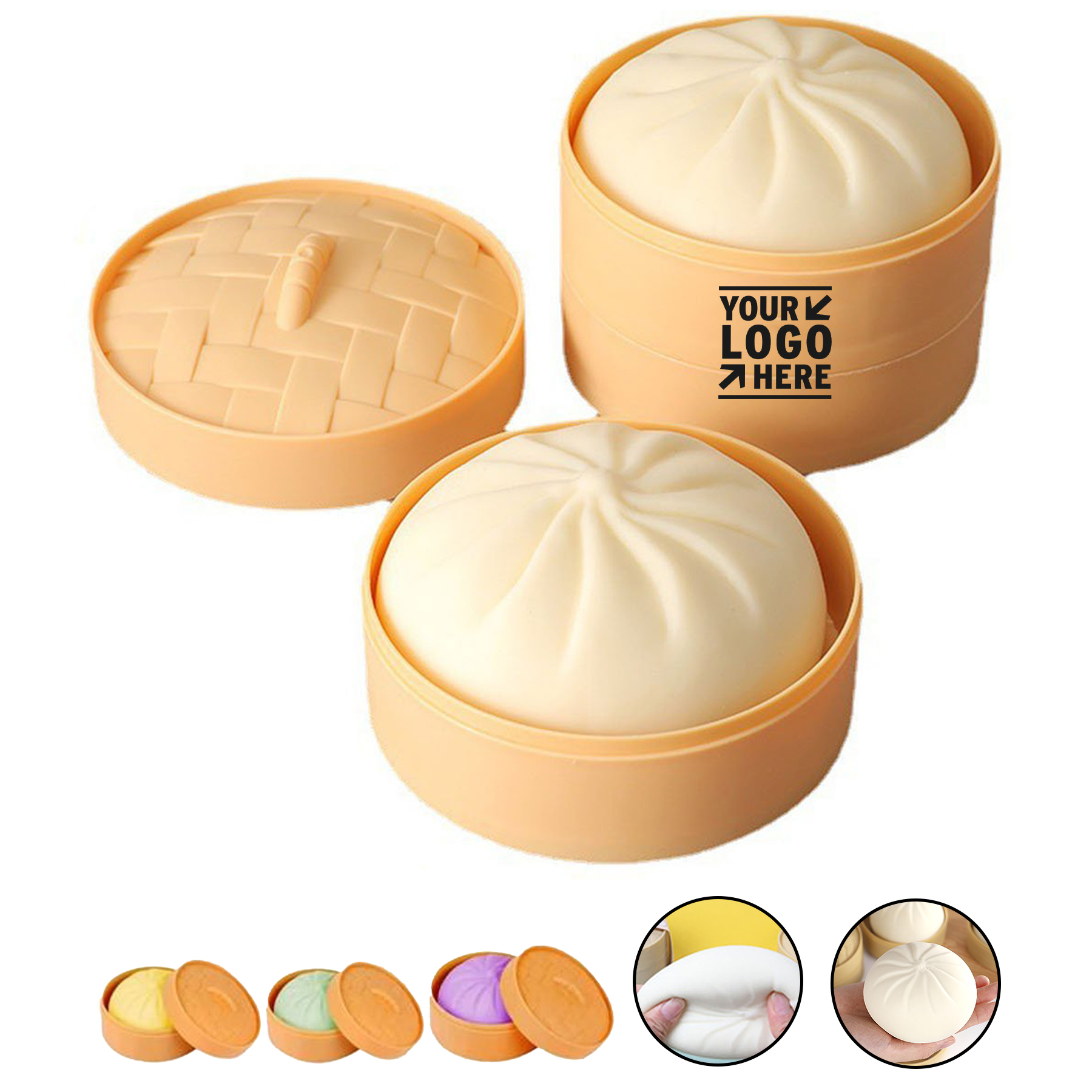 Bun-Shaped Stress Relief Toy