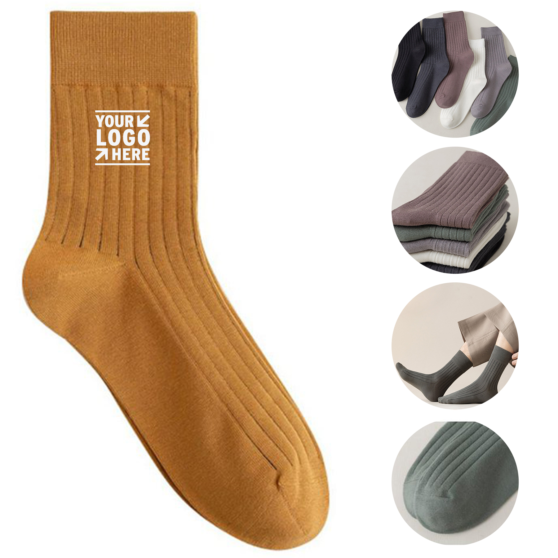 Men's Athletic Comfort Cotton Socks