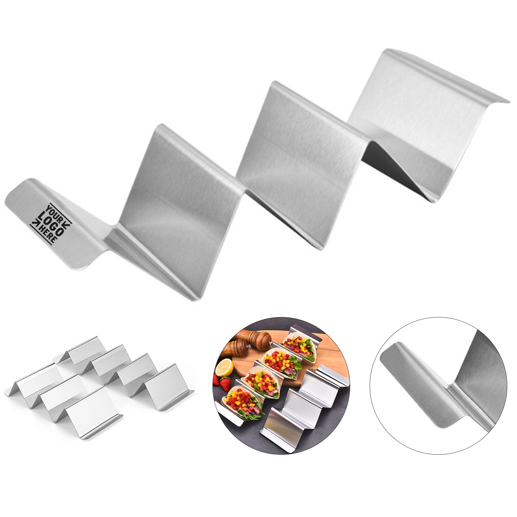 Multi-Compartment Taco Serving Stand