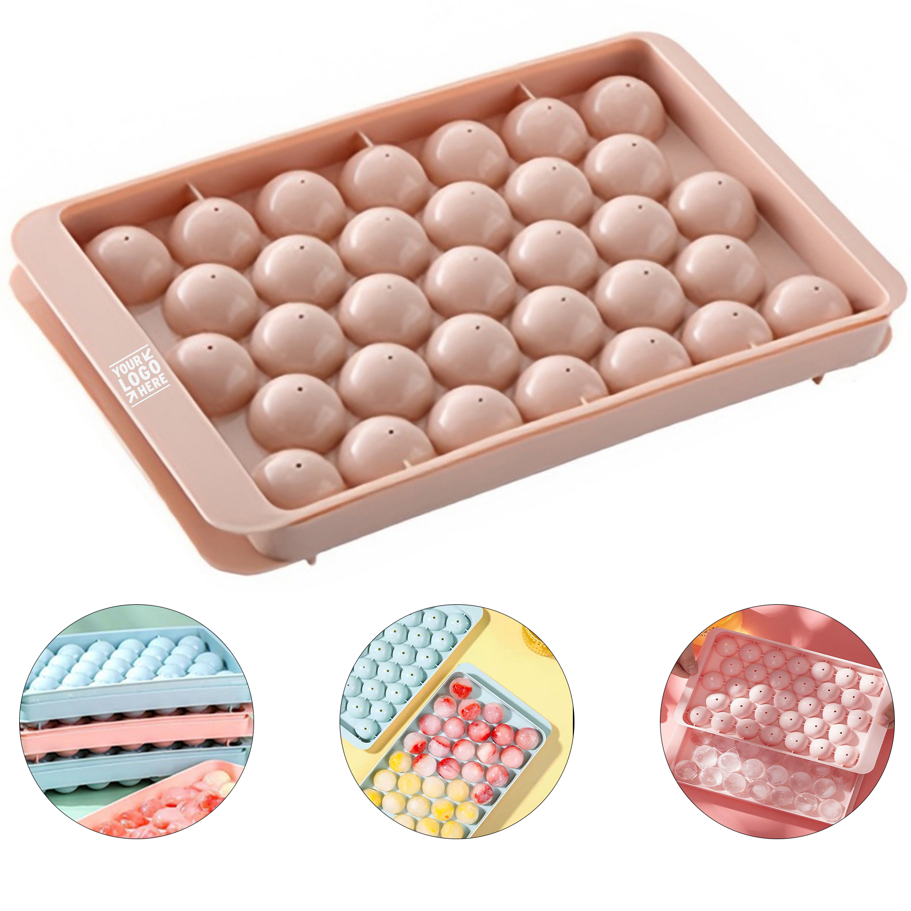 Flexible Silicone Ice Cube Tray