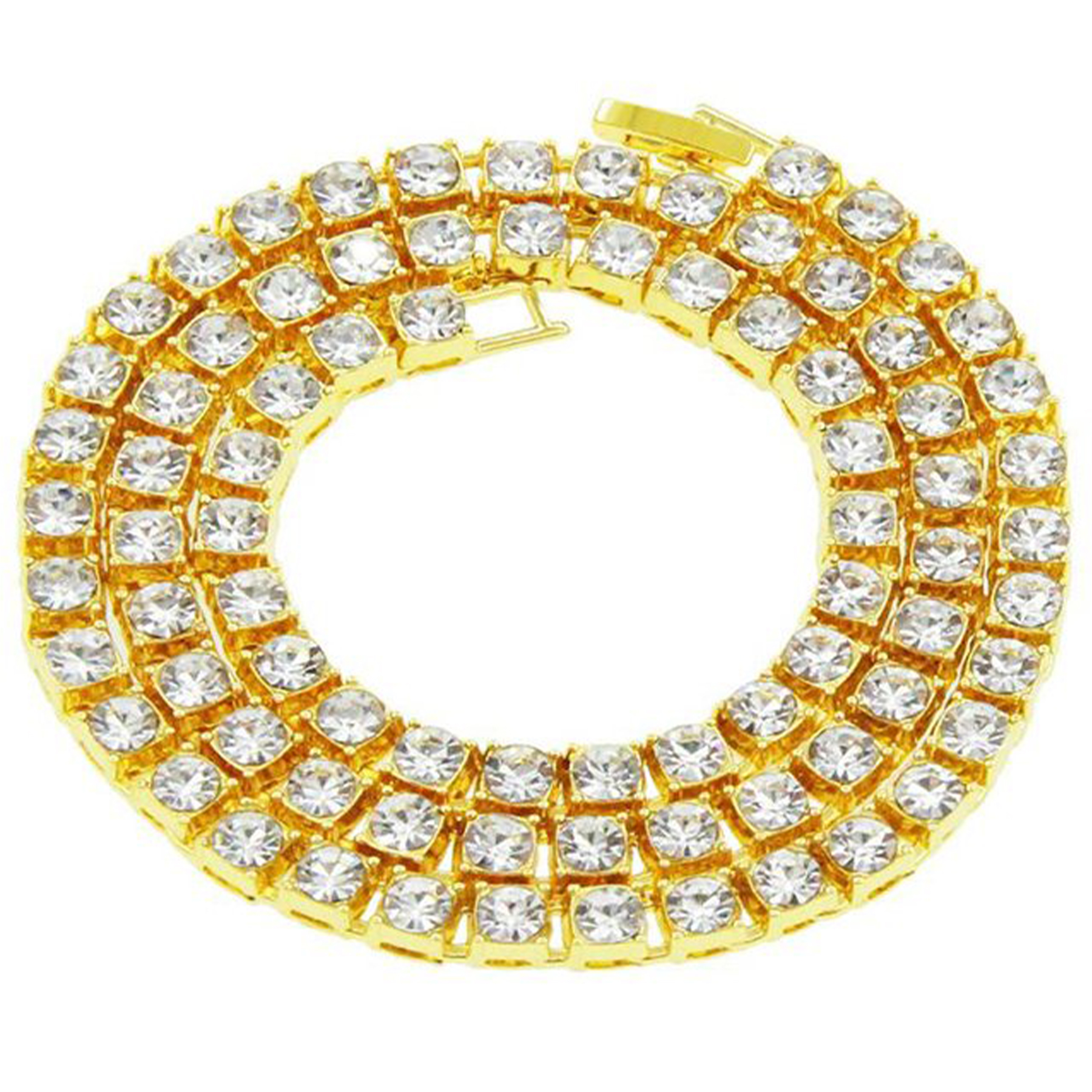Sparkling Crystal Link Necklace 2