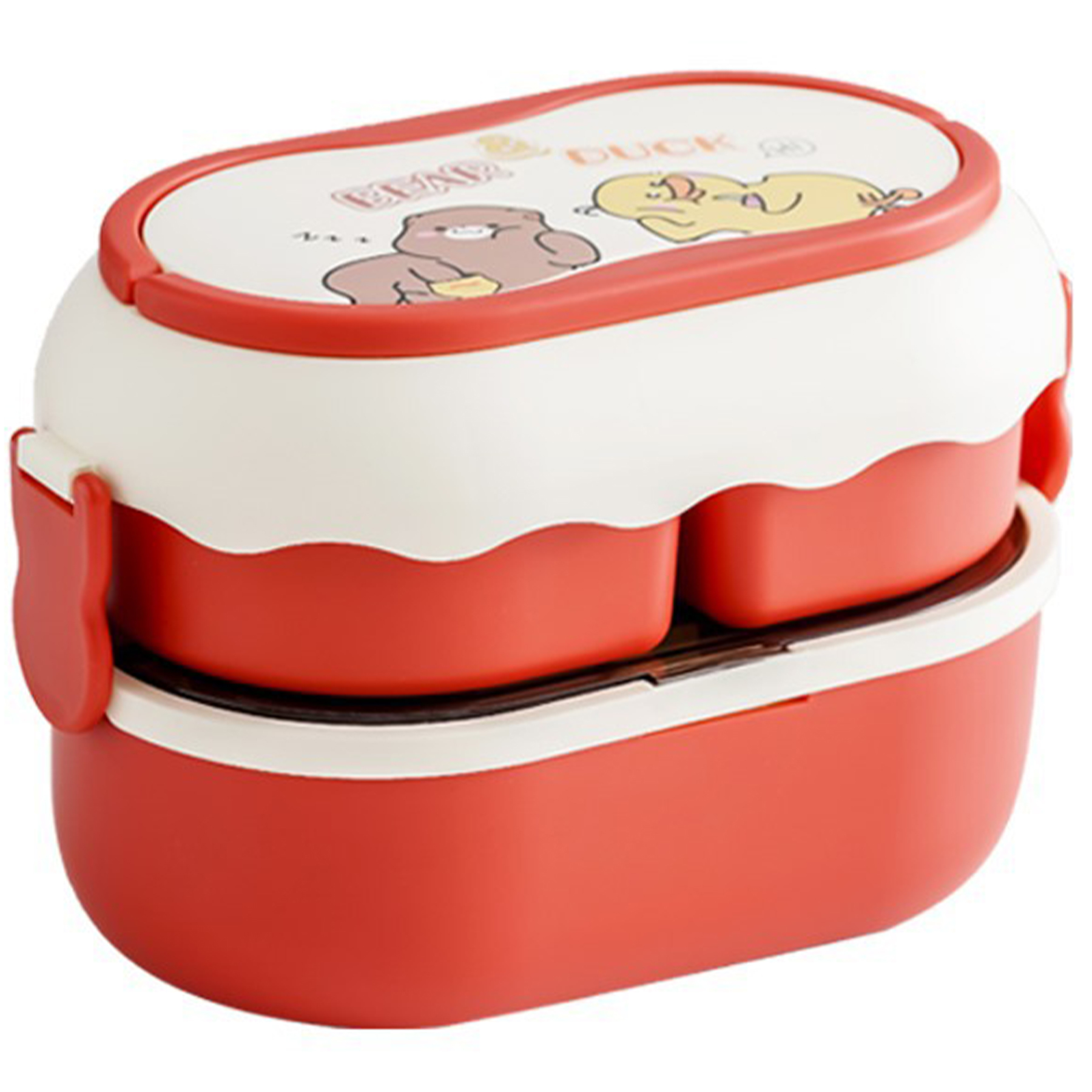 Fun Double-Compartment Food Container 2