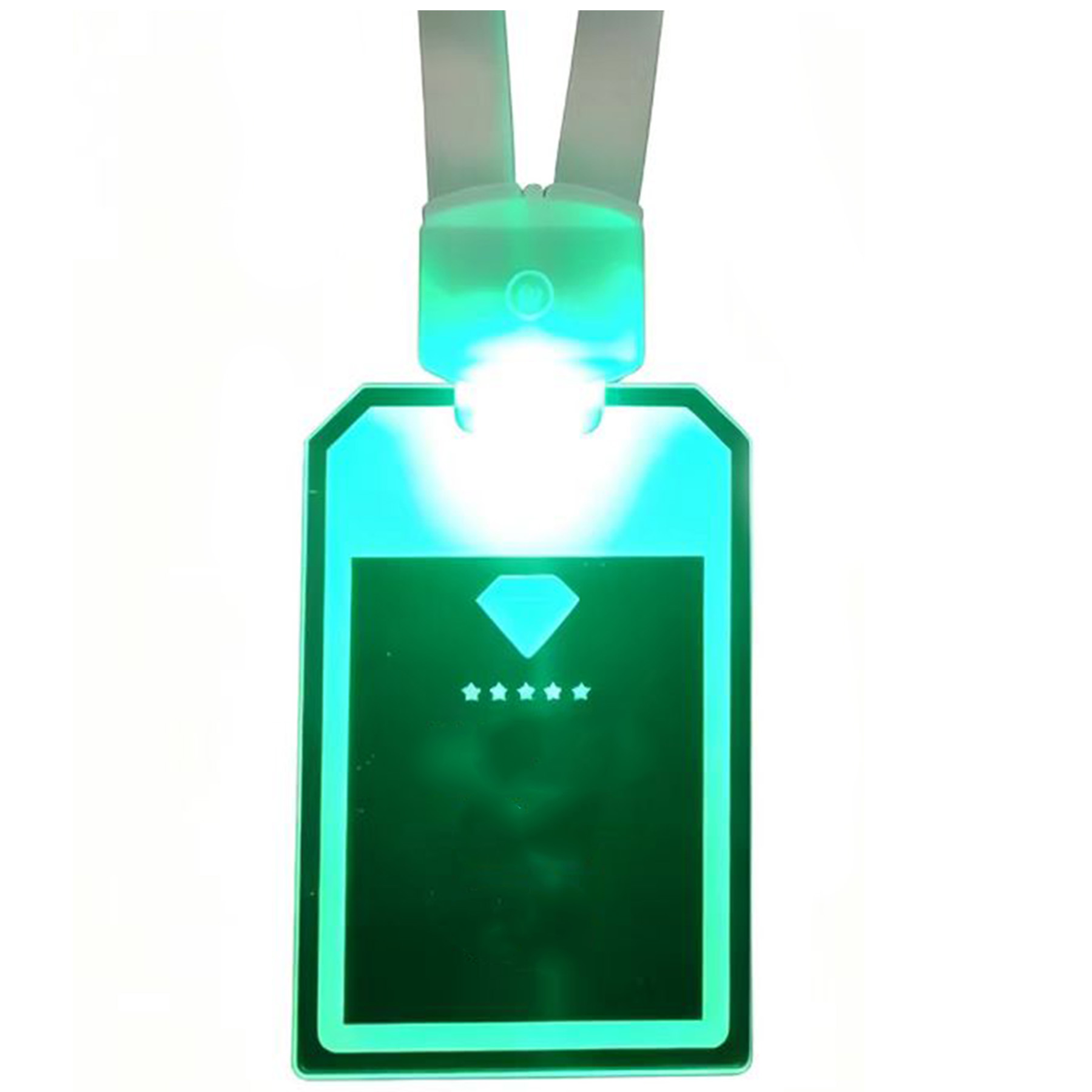 Rechargeable Customizable Acrylic LED Illuminated Tag 2