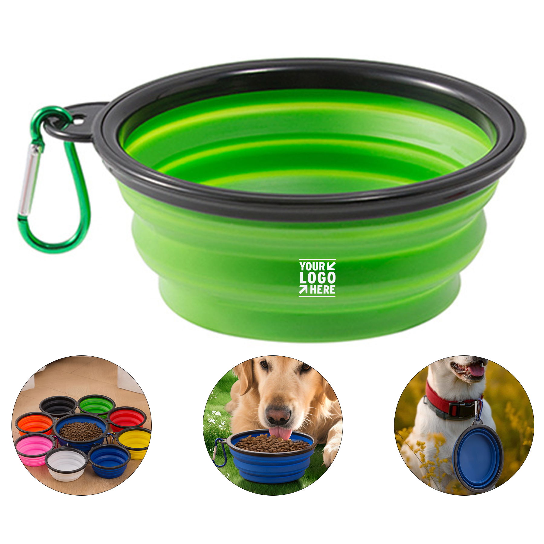 Portable Foldable Pet Feeding Dish