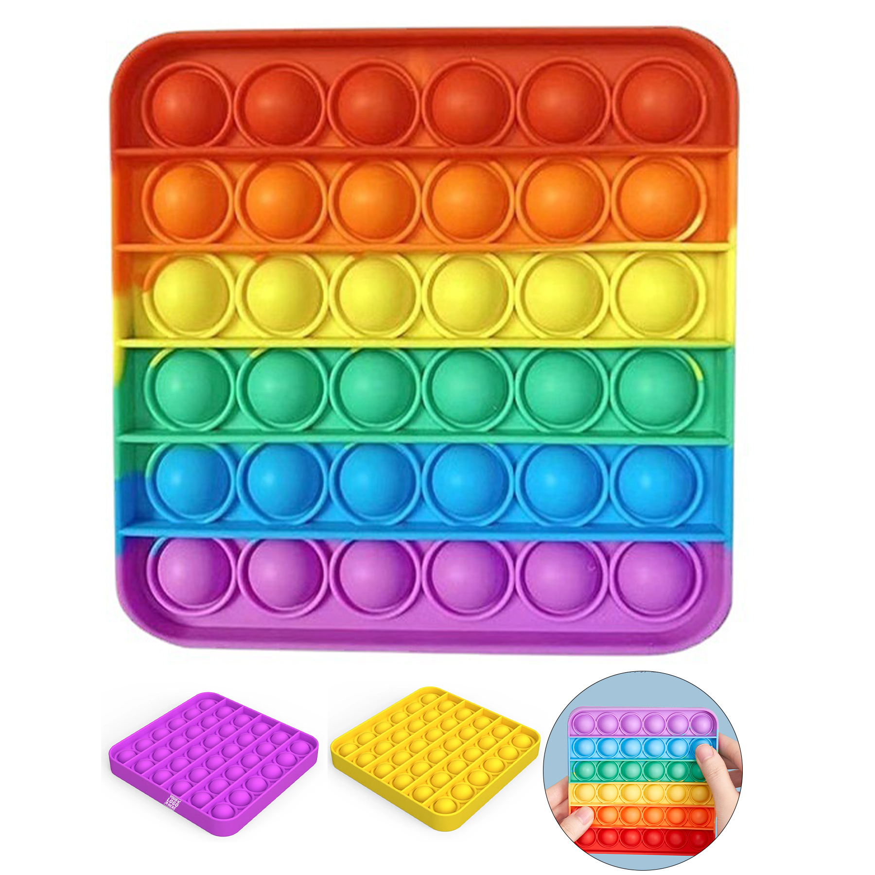 Square Pop Sensory Relaxation Toy