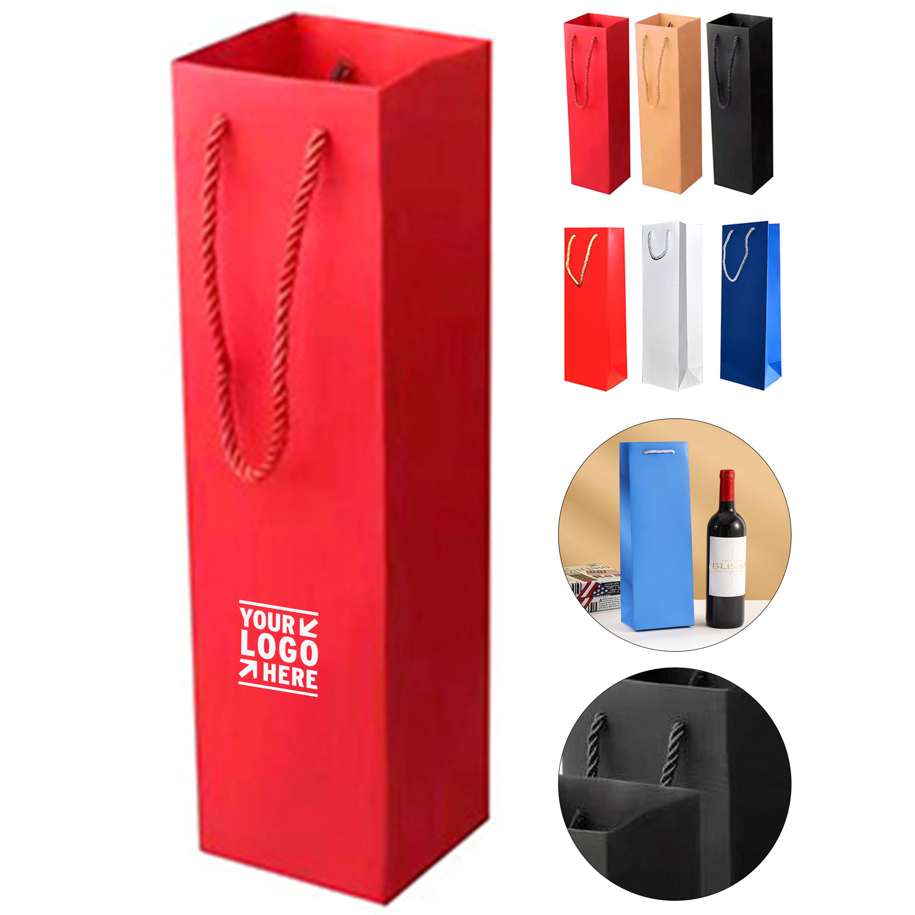 Eco-Friendly Single Bottle Wine Carrier