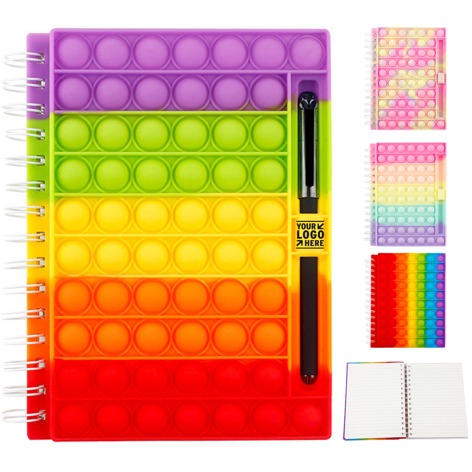 Stress Relief Bubble Notebook