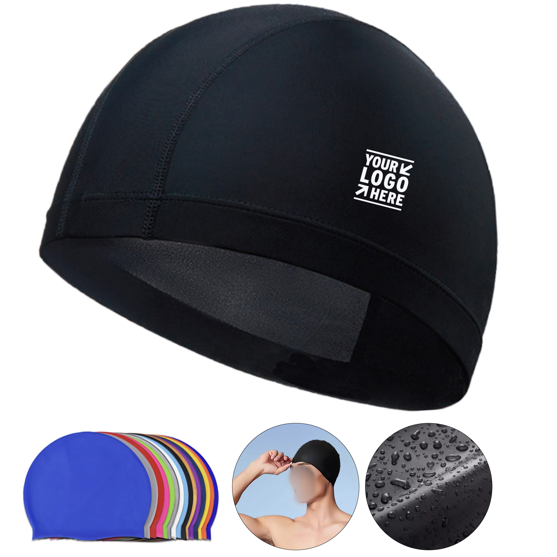 Premium Silicone Swim Cap