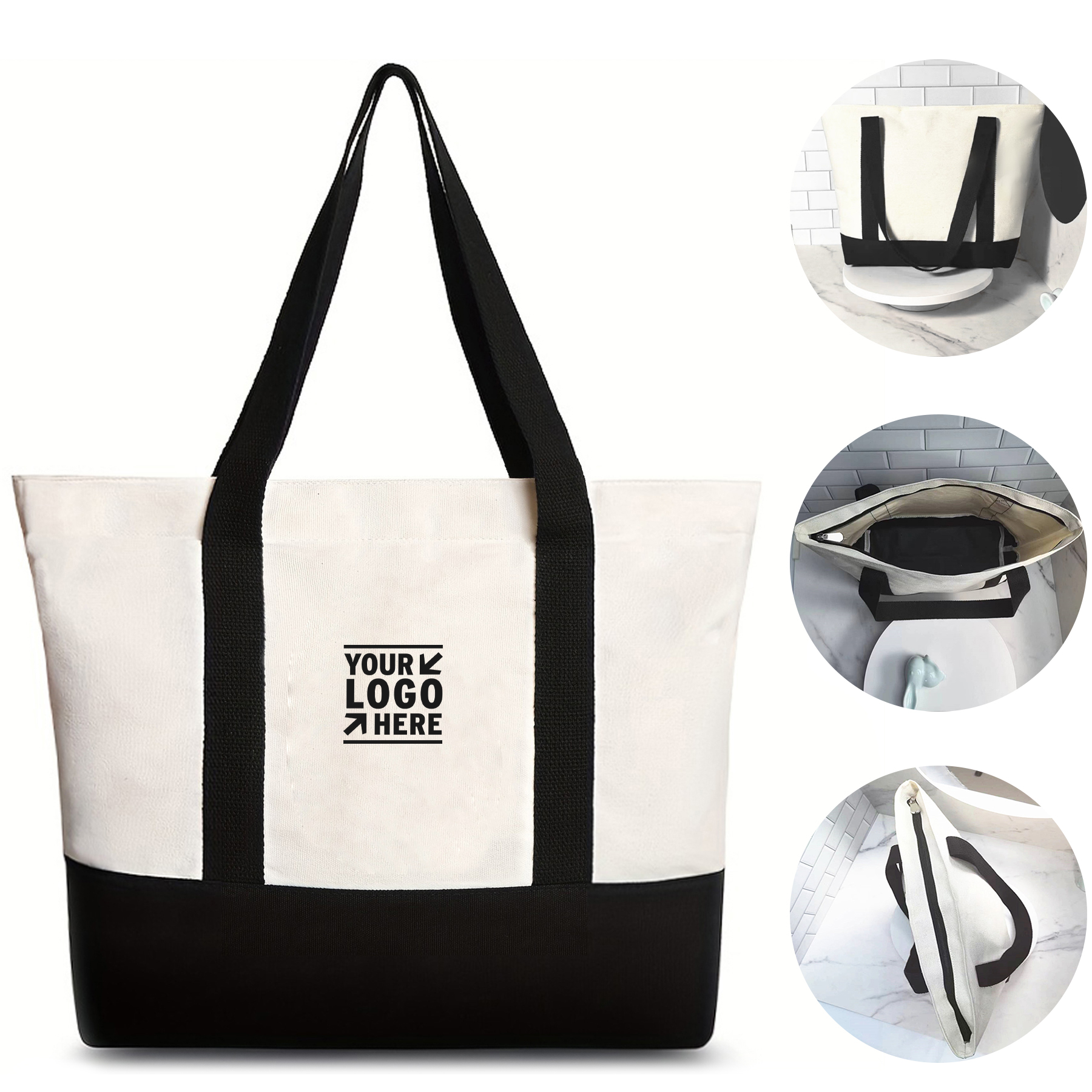 Customizable Cotton Canvas Carryall