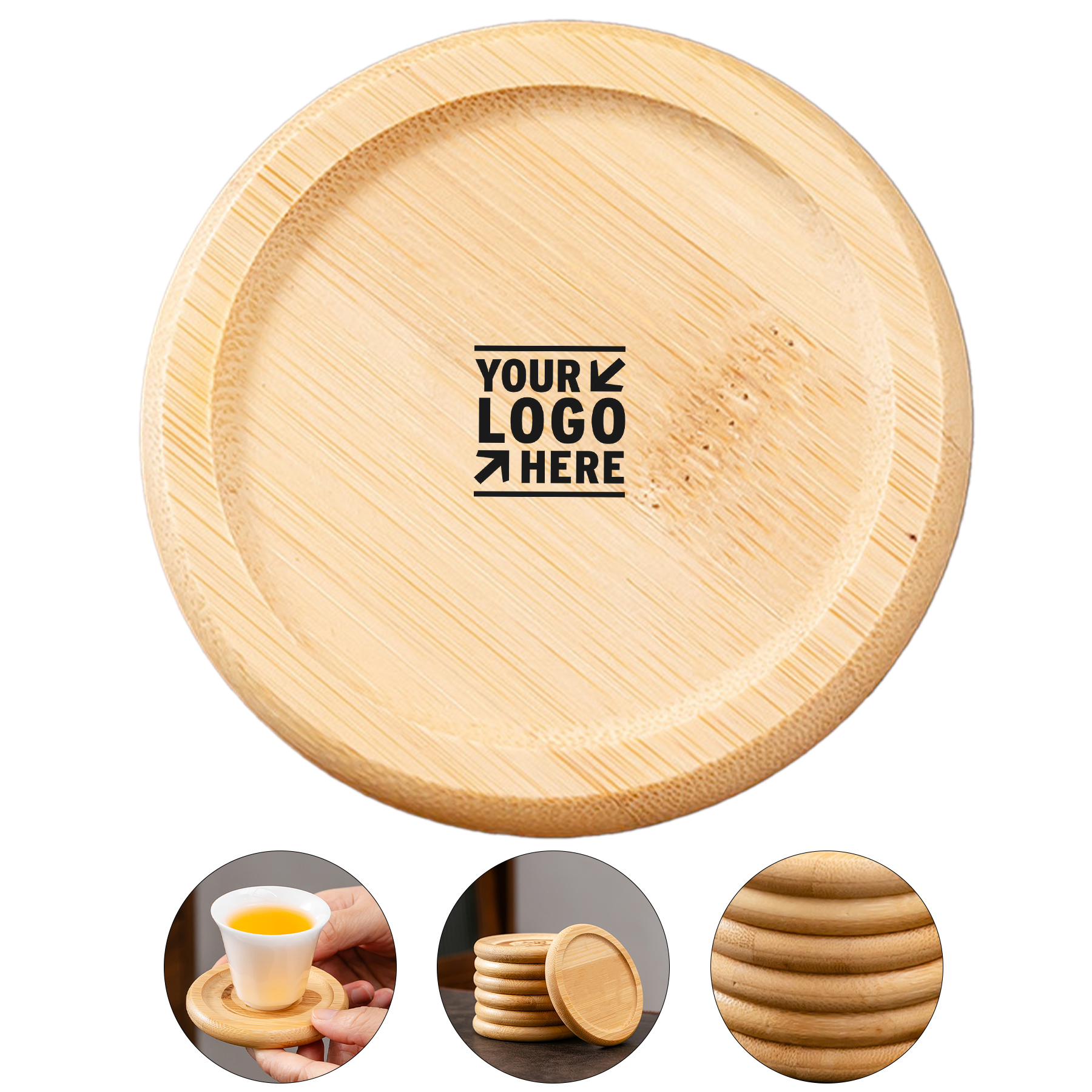 Eco-Friendly Bamboo Drink Mat