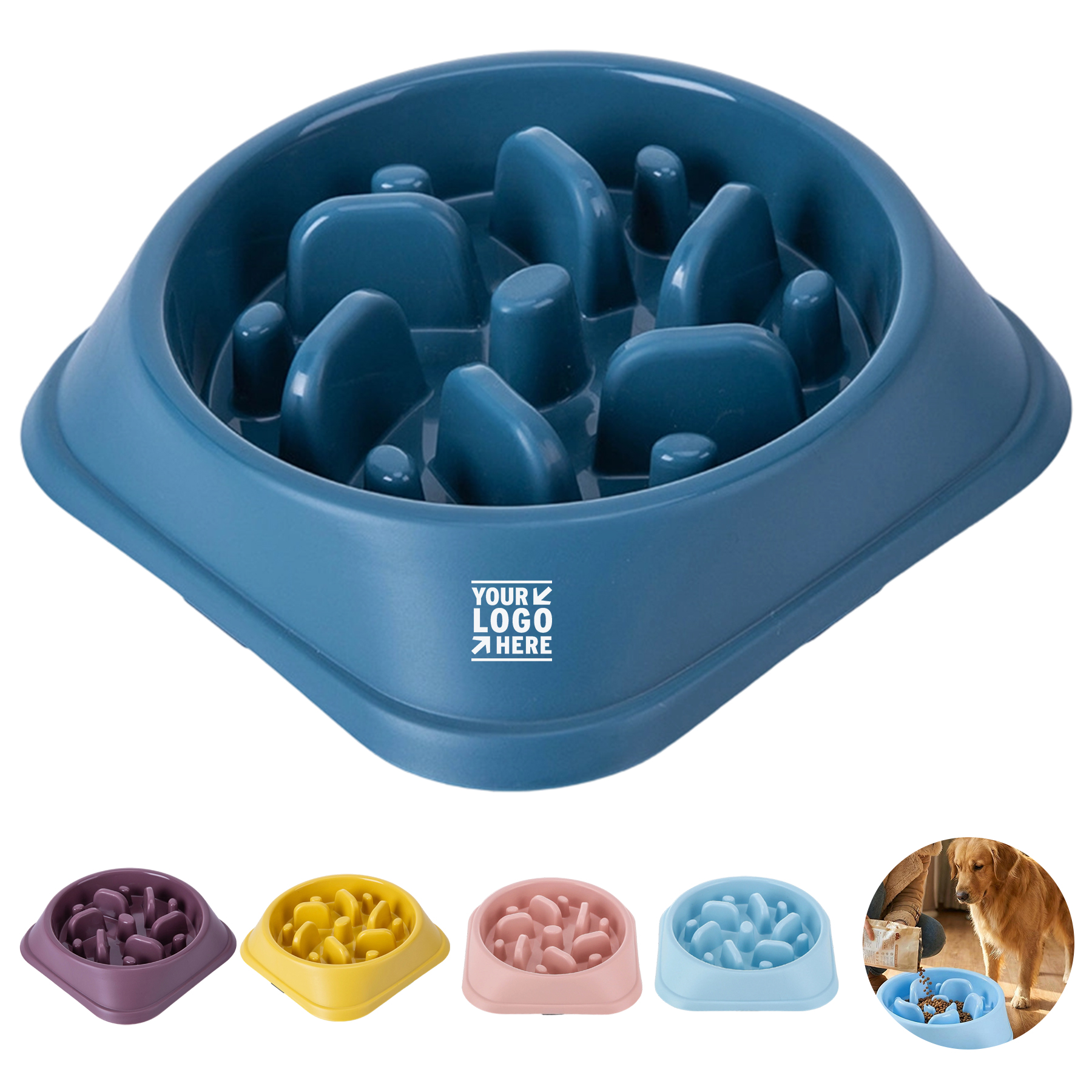 Pet Pal Slow Feed Dog Bowl