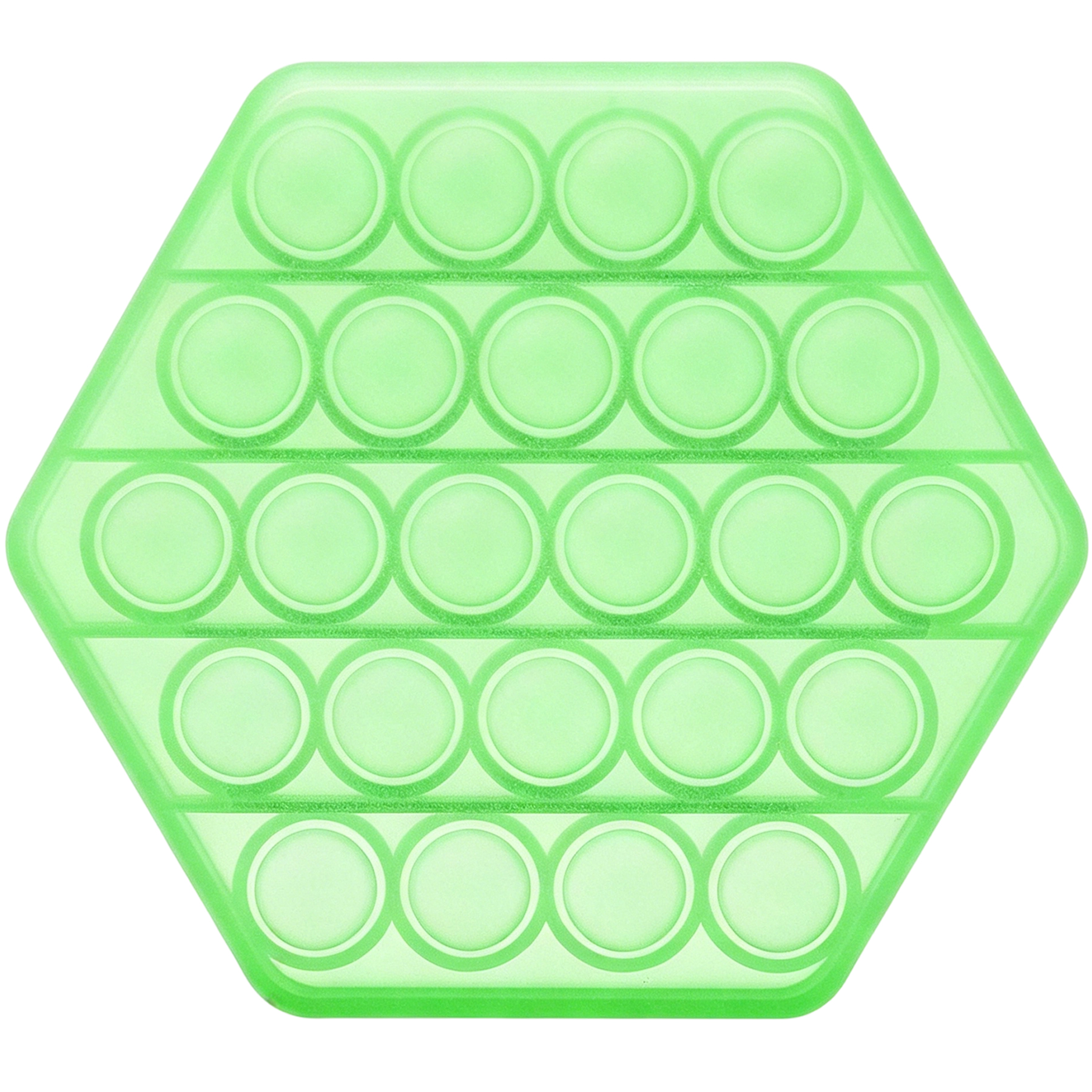 Luminous Hexagon Sensory Bubble Toy 2