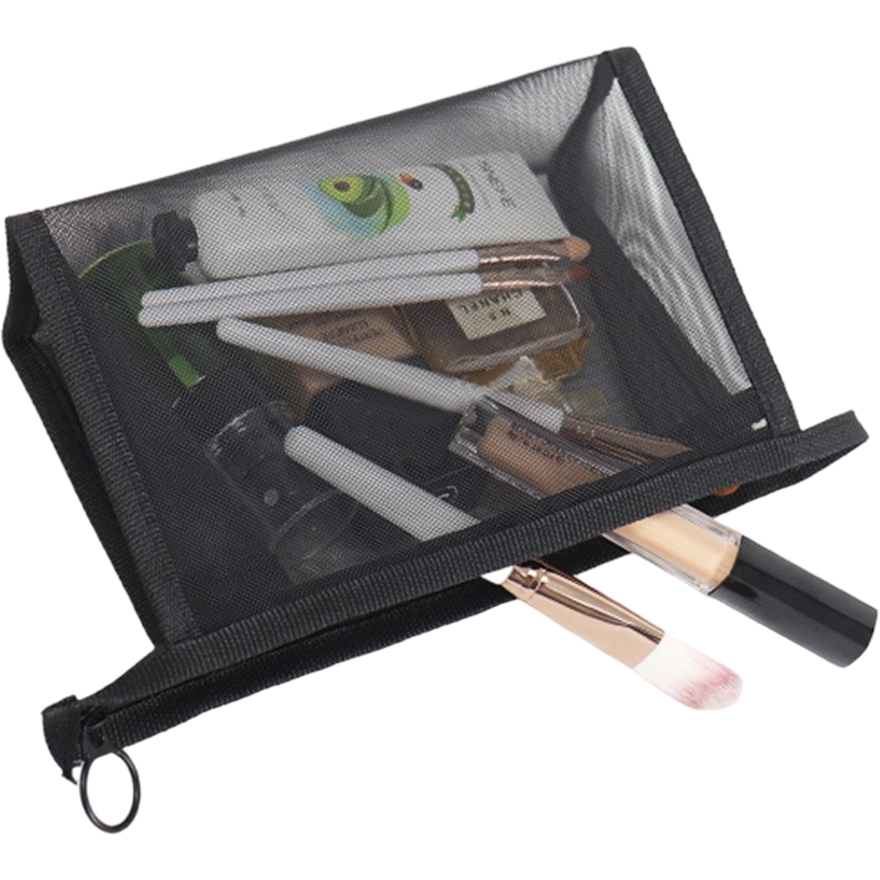 Floral Mesh Organizer Pouch 2
