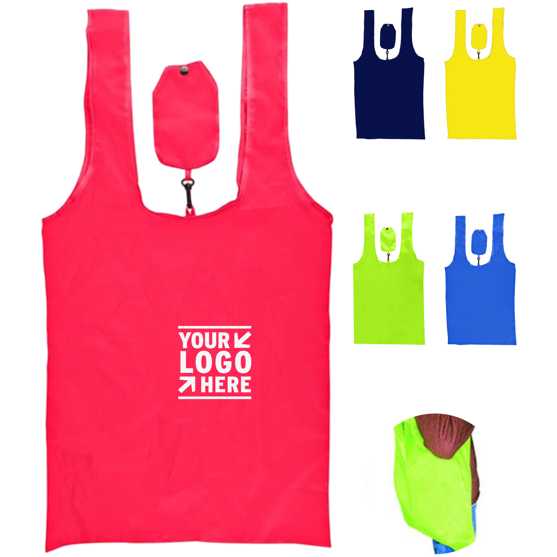 Compact Foldable Crossbody Storage Pouch