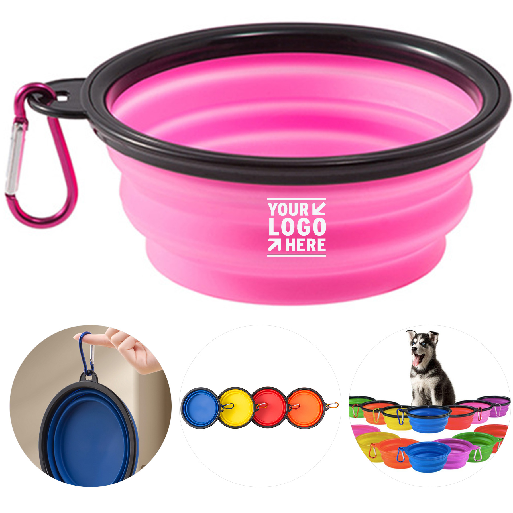 Flexible Collapsible Pet Travel Bowl