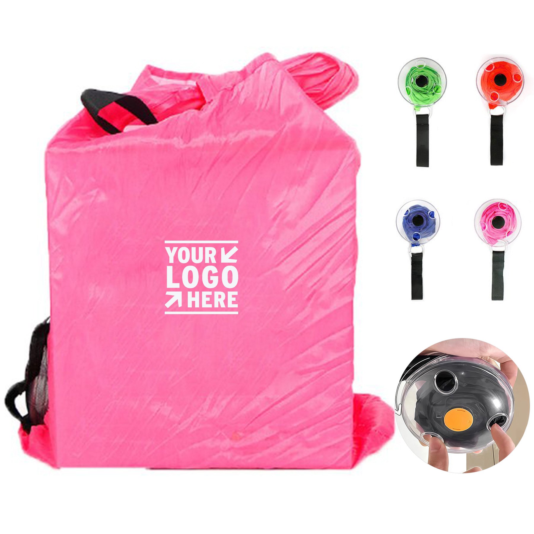Compact Collapsible Reusable Shopping Tote