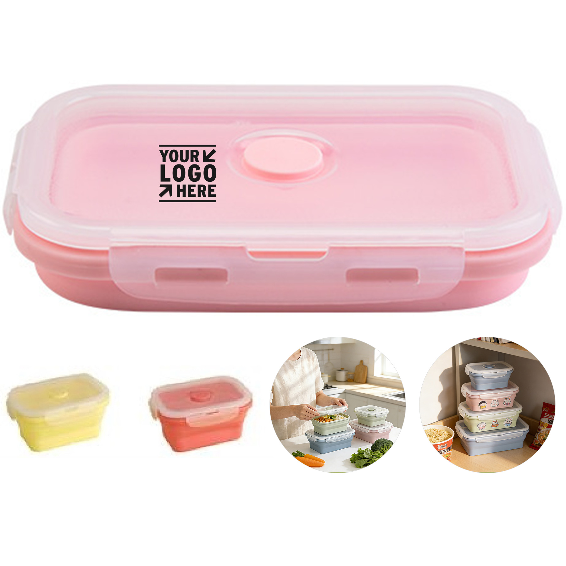 Flexible Silicone Meal Container
