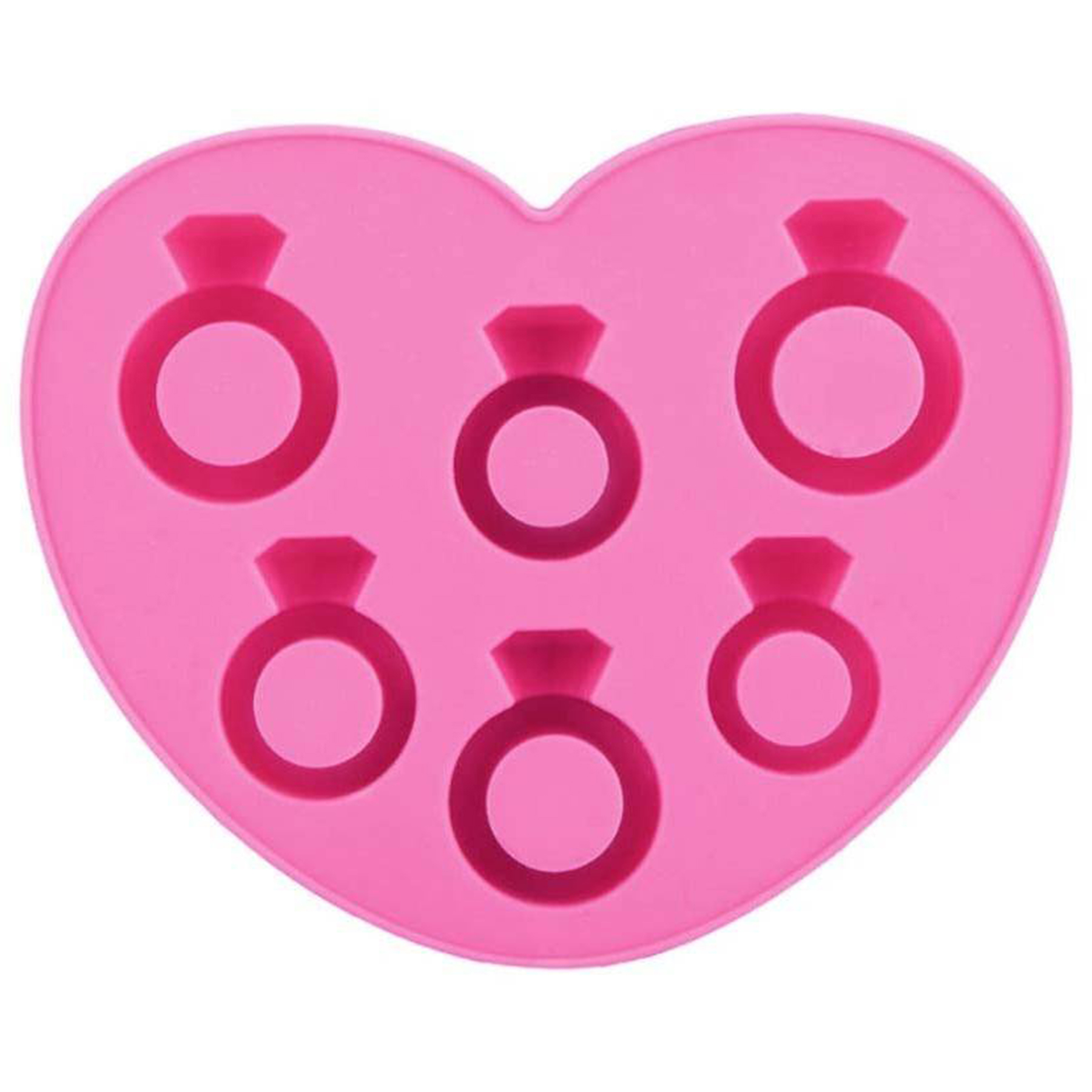 Heart-Shaped Silicone Ice Ring Mold 2