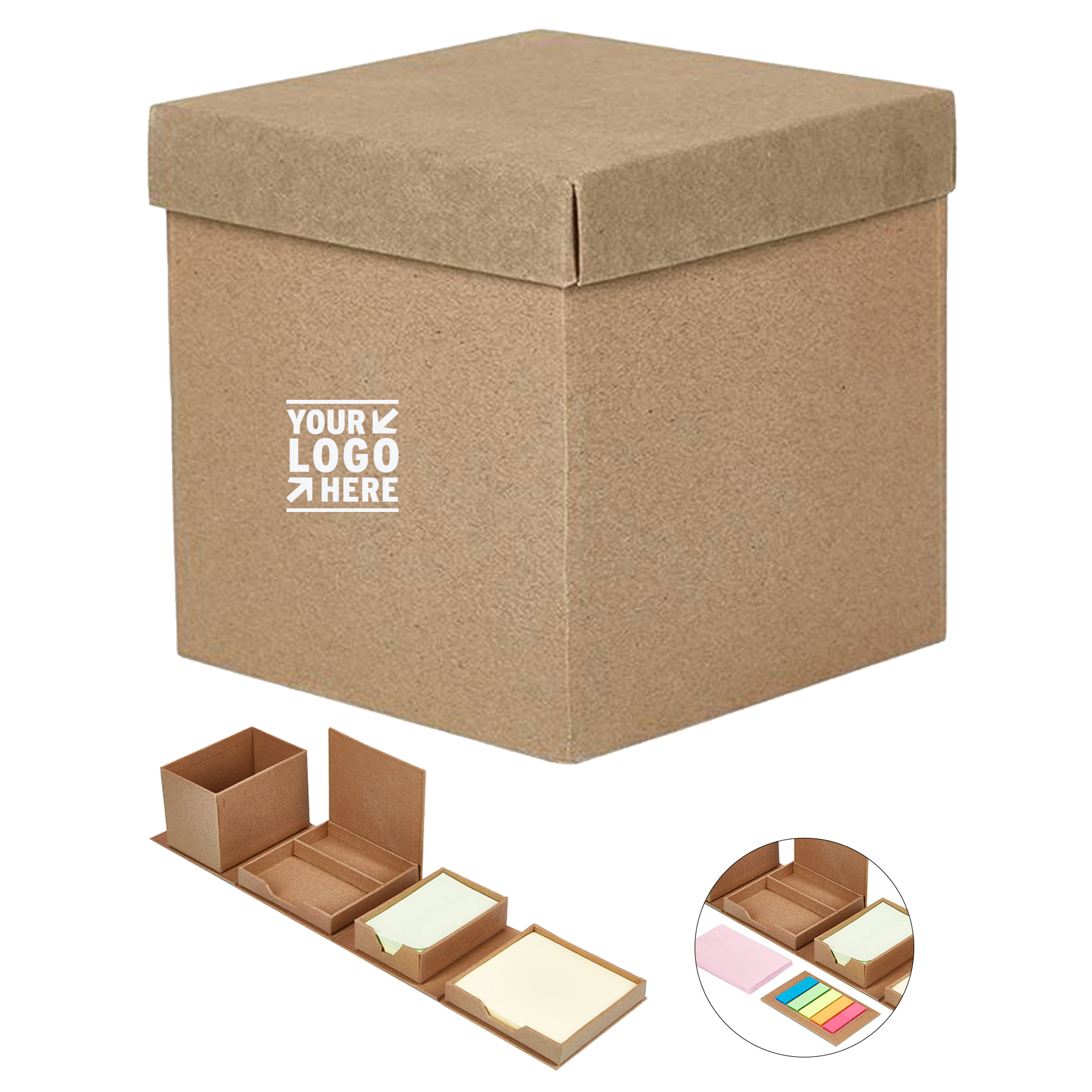 Compact Multifunctional Note Organizer
