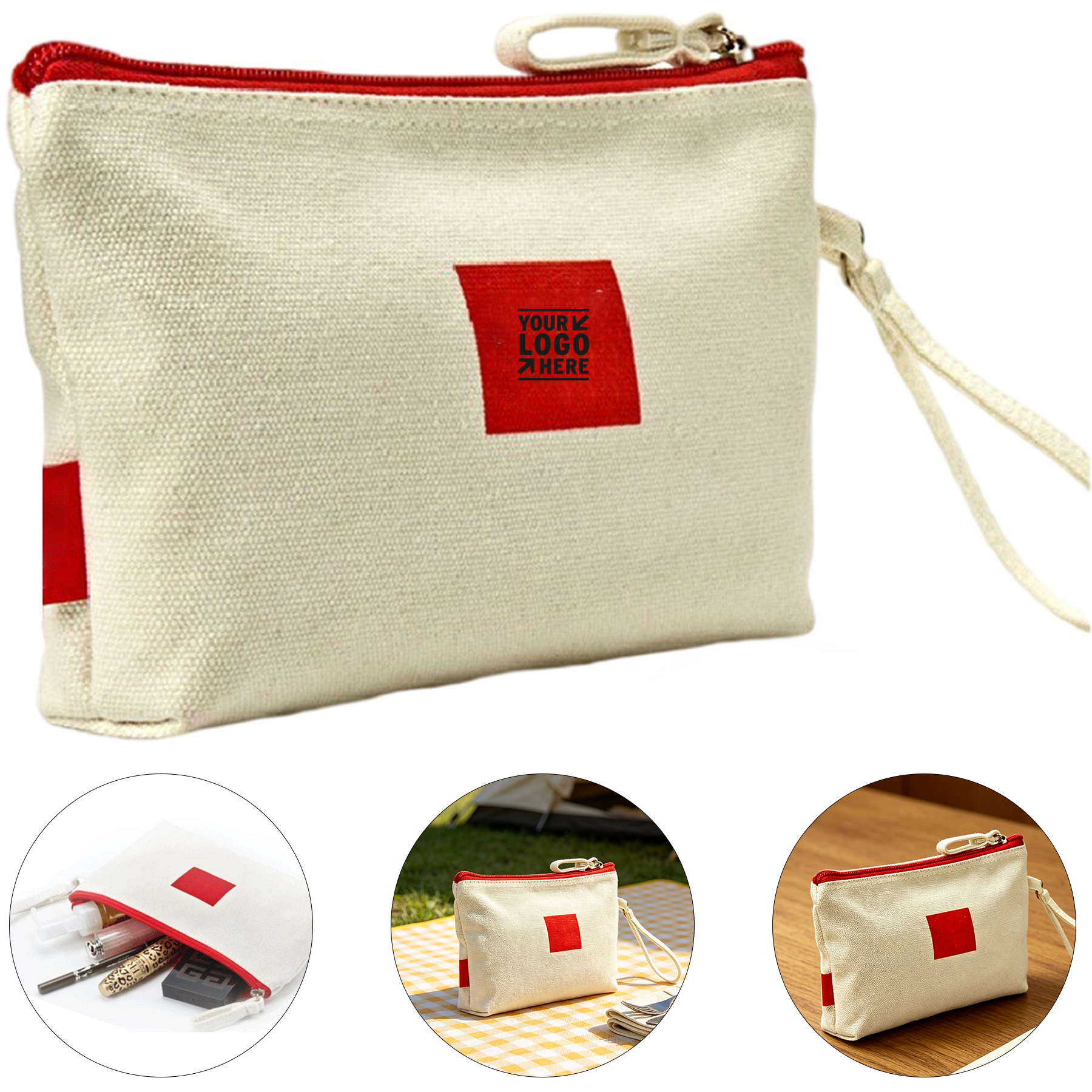 Eco-Friendly Fabric Organizer Pouch