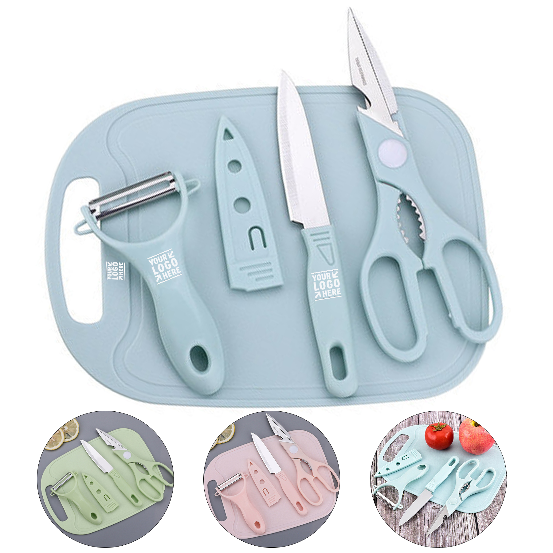 Compact Portable Cutting Board Kit