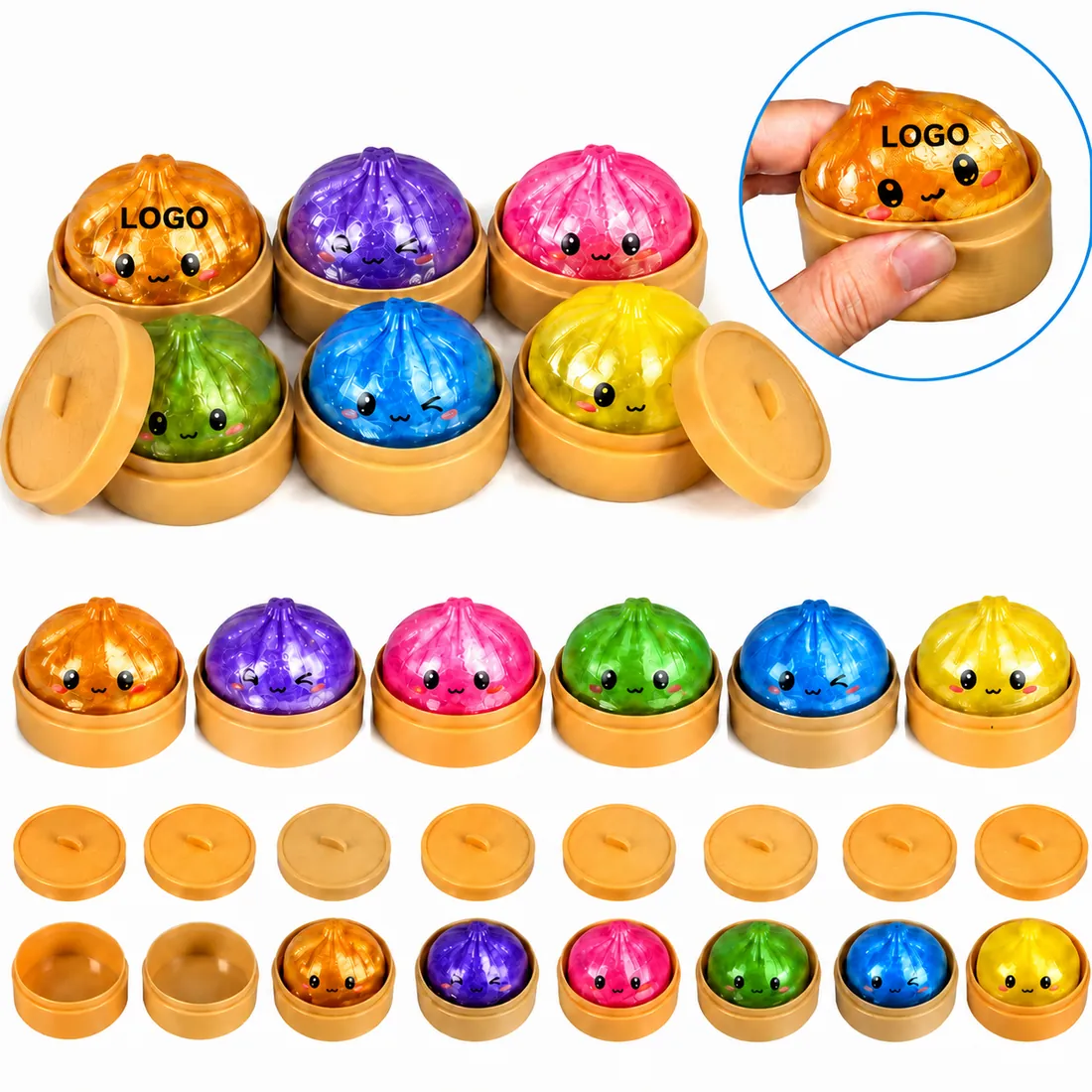 Unicorn Bun Squishy Slow-Rising Halloween Stress Relief Toy