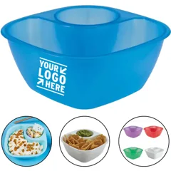 Dual-Compartment Snack Tray