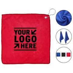 Premium Microfiber Golf Towel with Clip