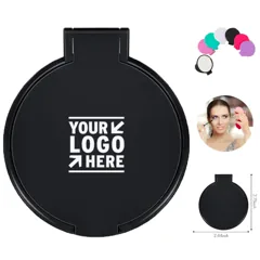 Portable Folding Round Mirror