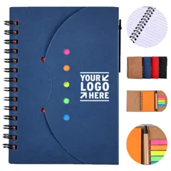 Classic Spiral Notepad Set with Writing Tools